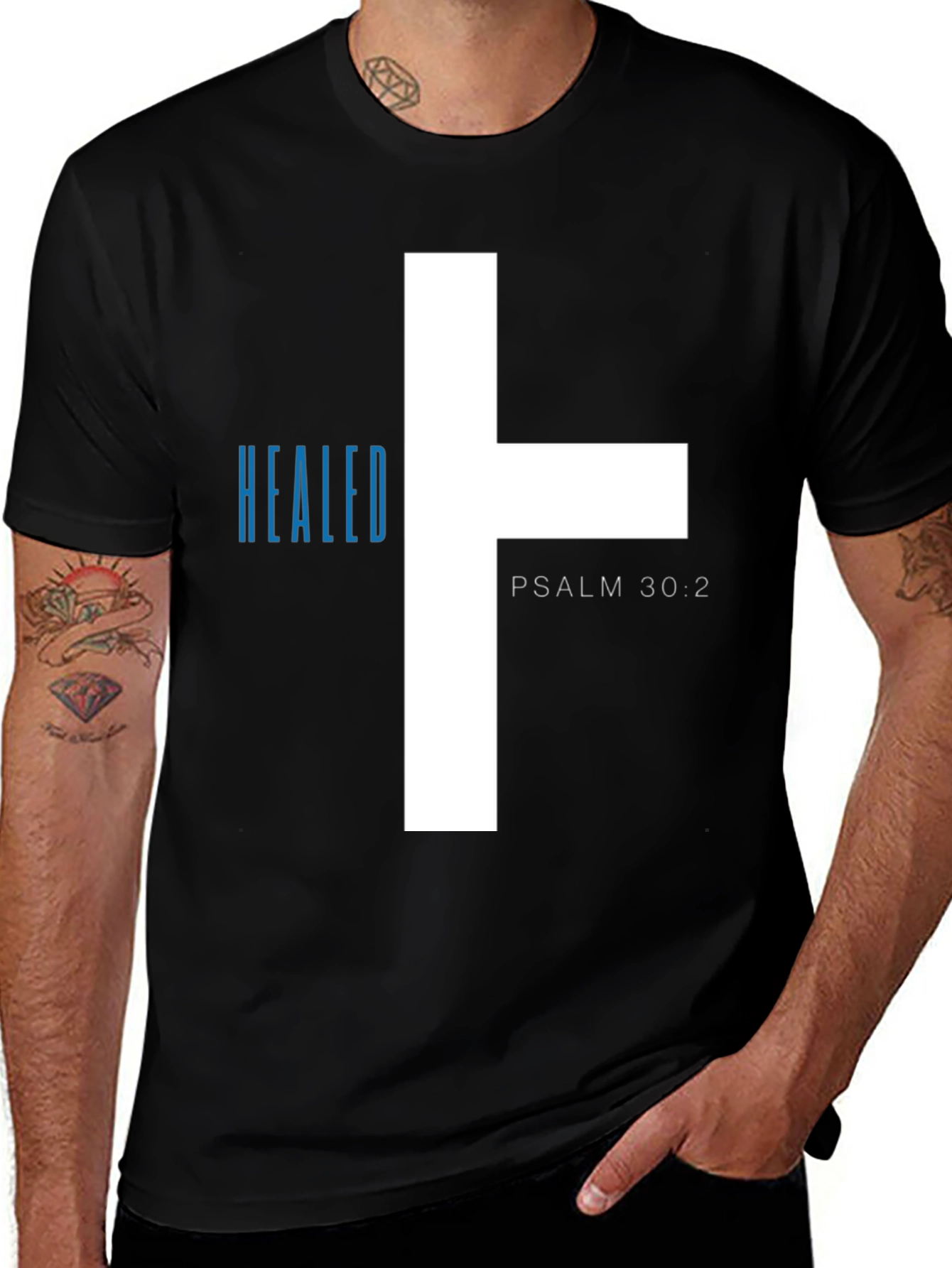 Variant 10 of Healed Psalm 30:2 Graphic T-Shirt