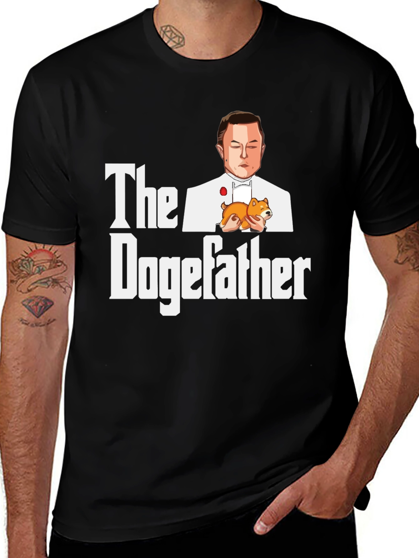 The Dogefather T-Shirt - Crypto Meme Tee