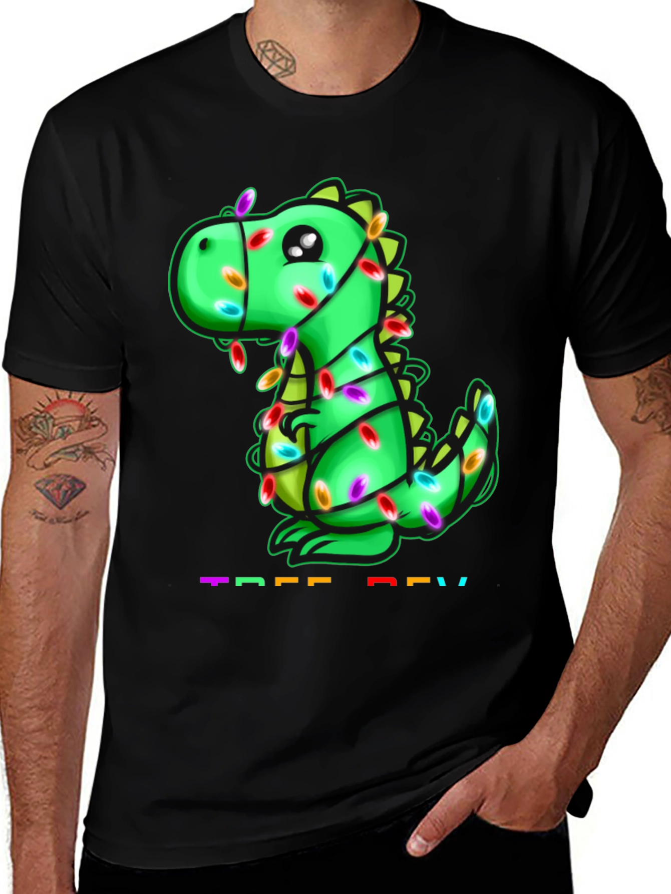 Variant 3 of Festive Dino T-Shirt