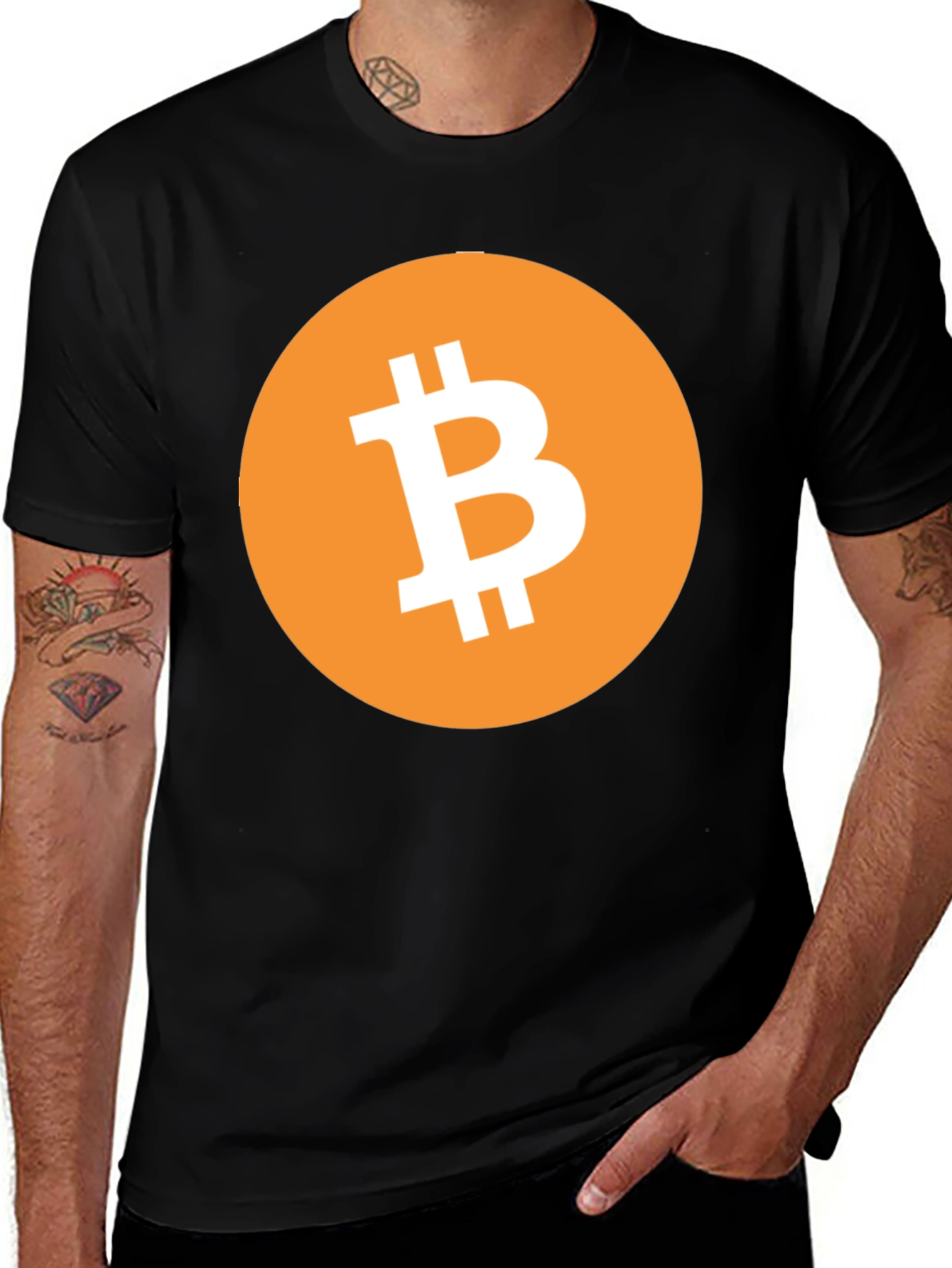 Bitcoin Logo T-Shirt - Crypto Currency Tee