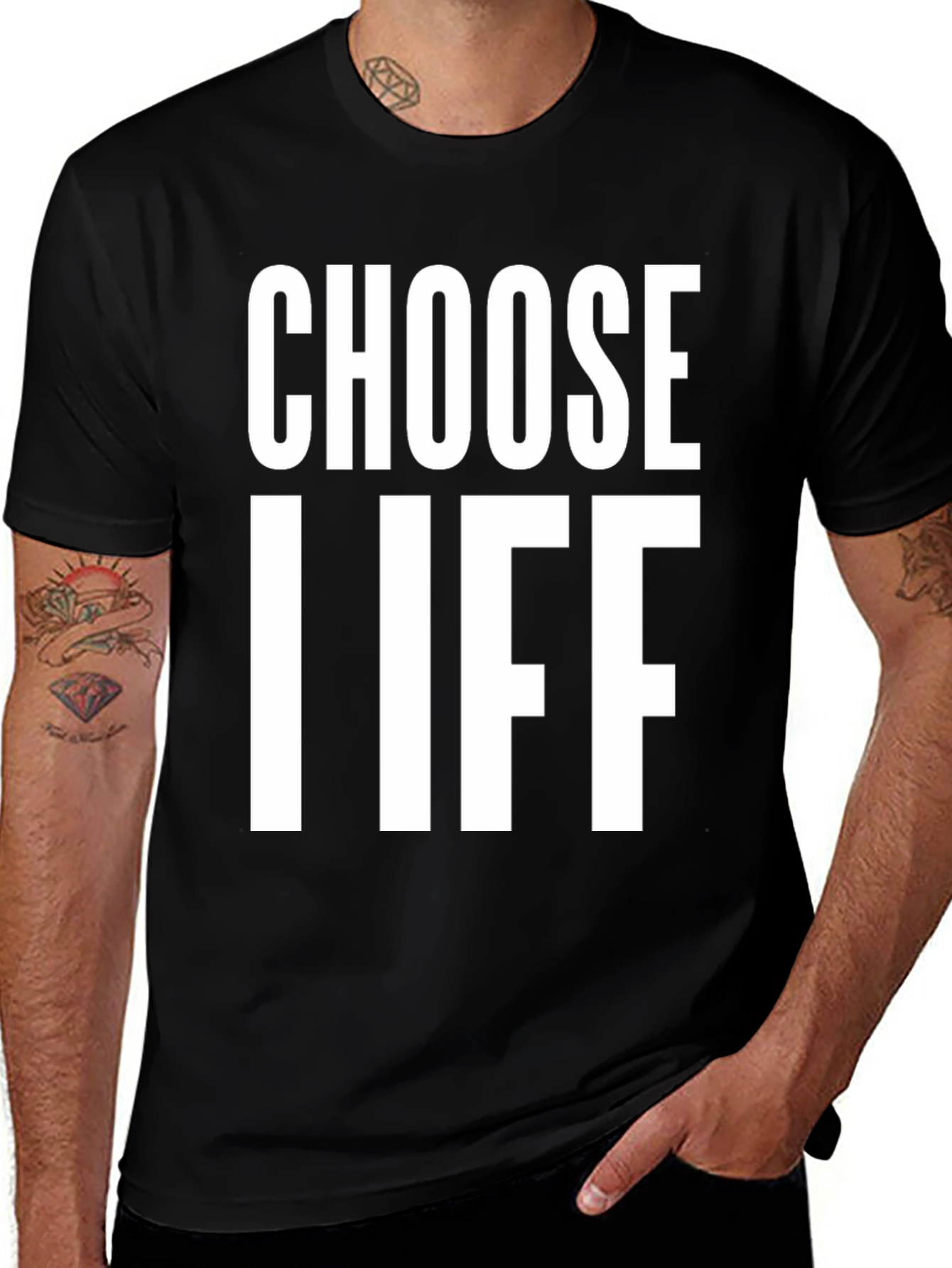 Choose Life T-Shirt - Bold Statement Tee