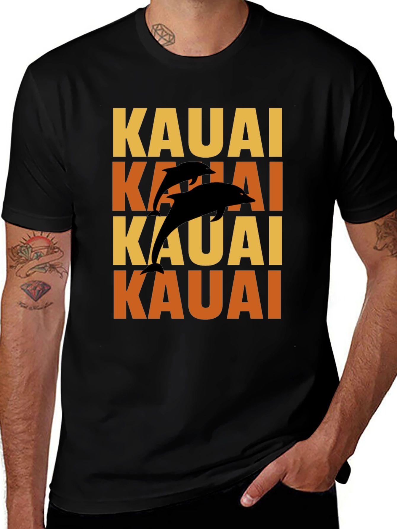 Kauai Dolphin Graphic T-Shirt