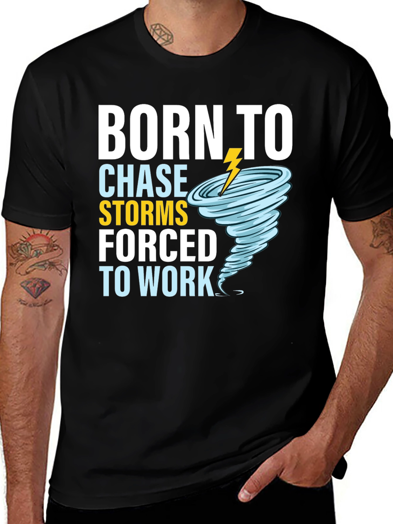 Variant 18 of Born To Chase Storms T-Shirt
