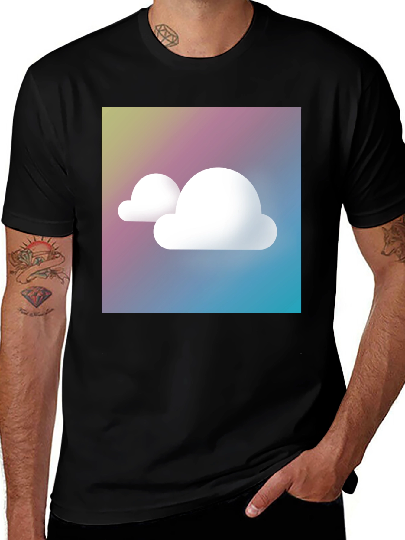 Variant 11 of Dreamy Cloud Graphic Tee - Soft Style Cotton T-Shirt