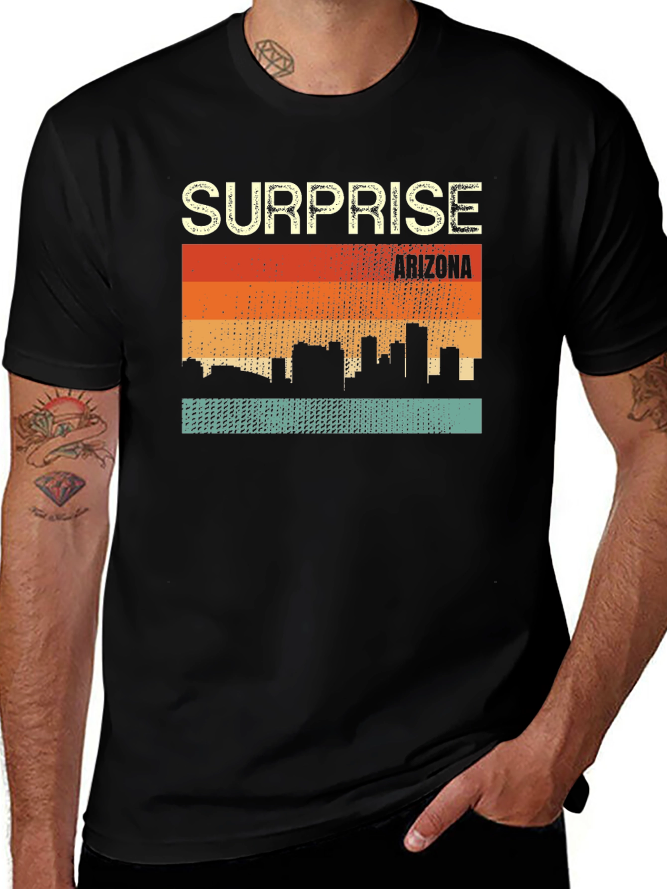 Surprise Arizona Skyline Retro T-Shirt