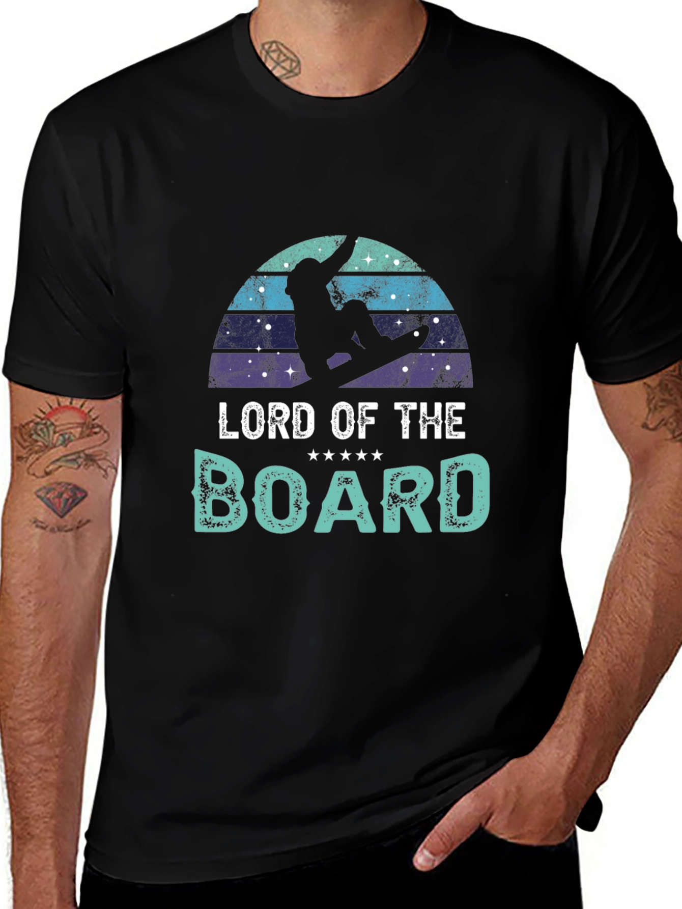 Variant 29 of Lord of the Board T-Shirt - Snowboard Graphic Tee