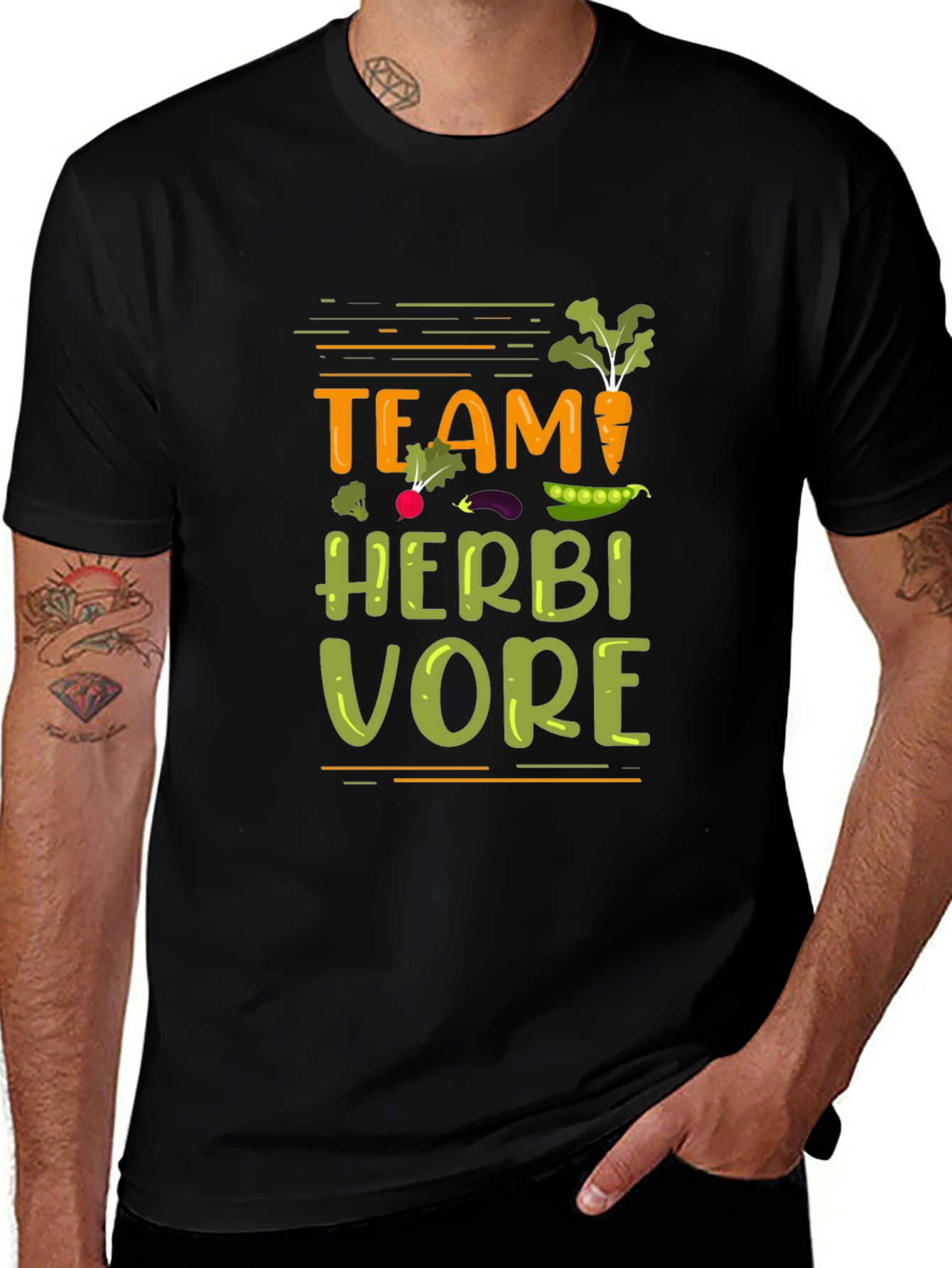 Variant 3 of Team Herbivore Graphic T-Shirt - Vegan Tee