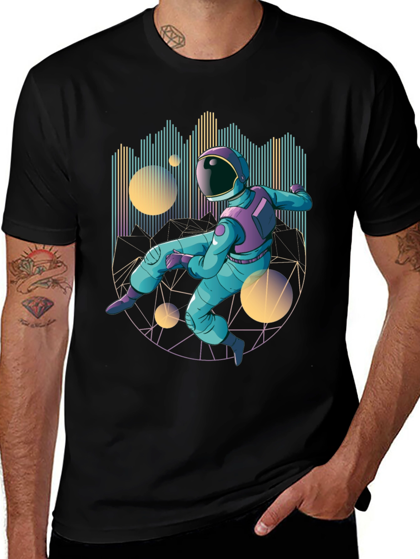Variant 26 of Astronaut Graphic Tee - Space Explorer T-Shirt