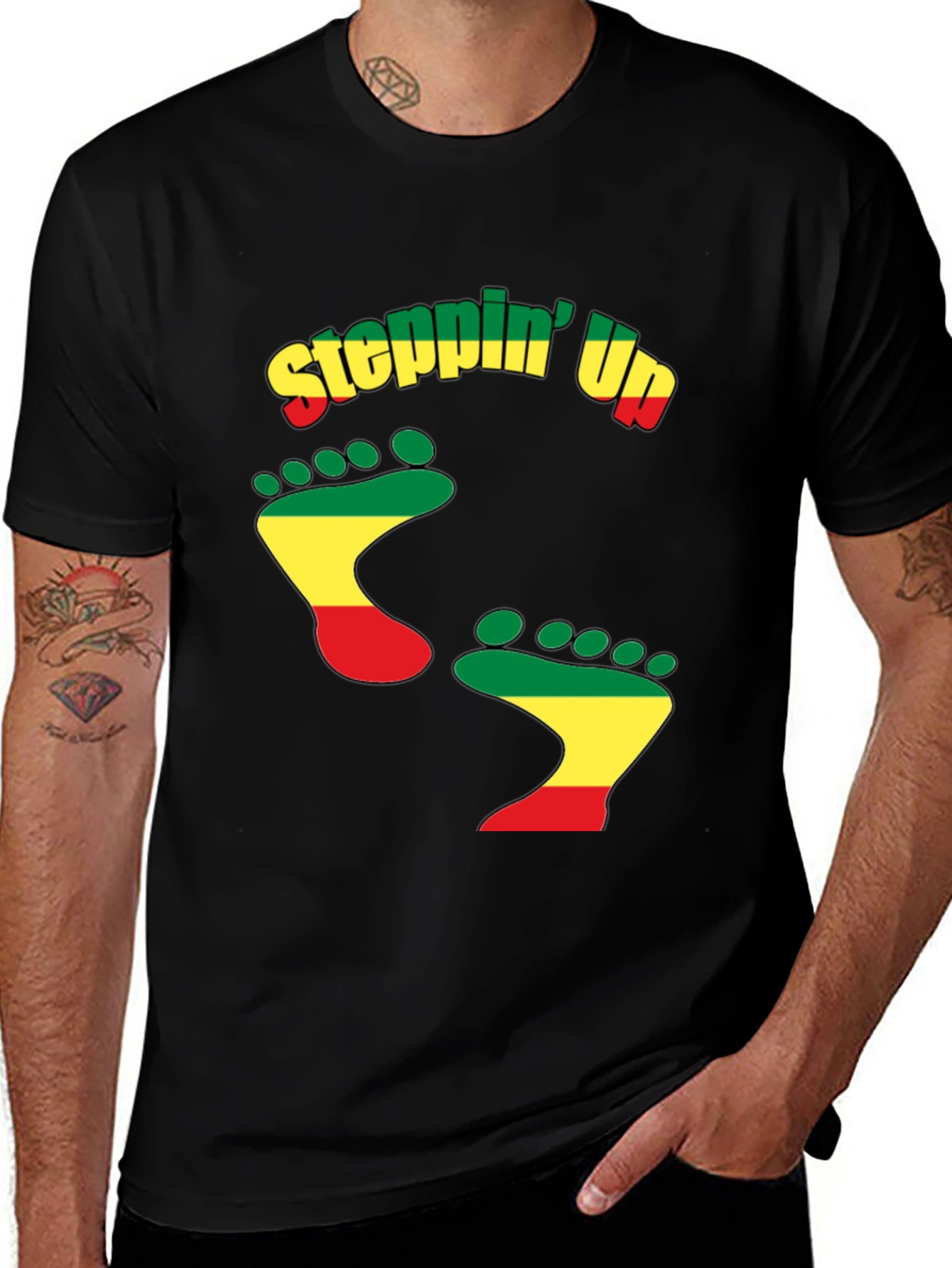 Steppin' Up Rasta T-Shirt