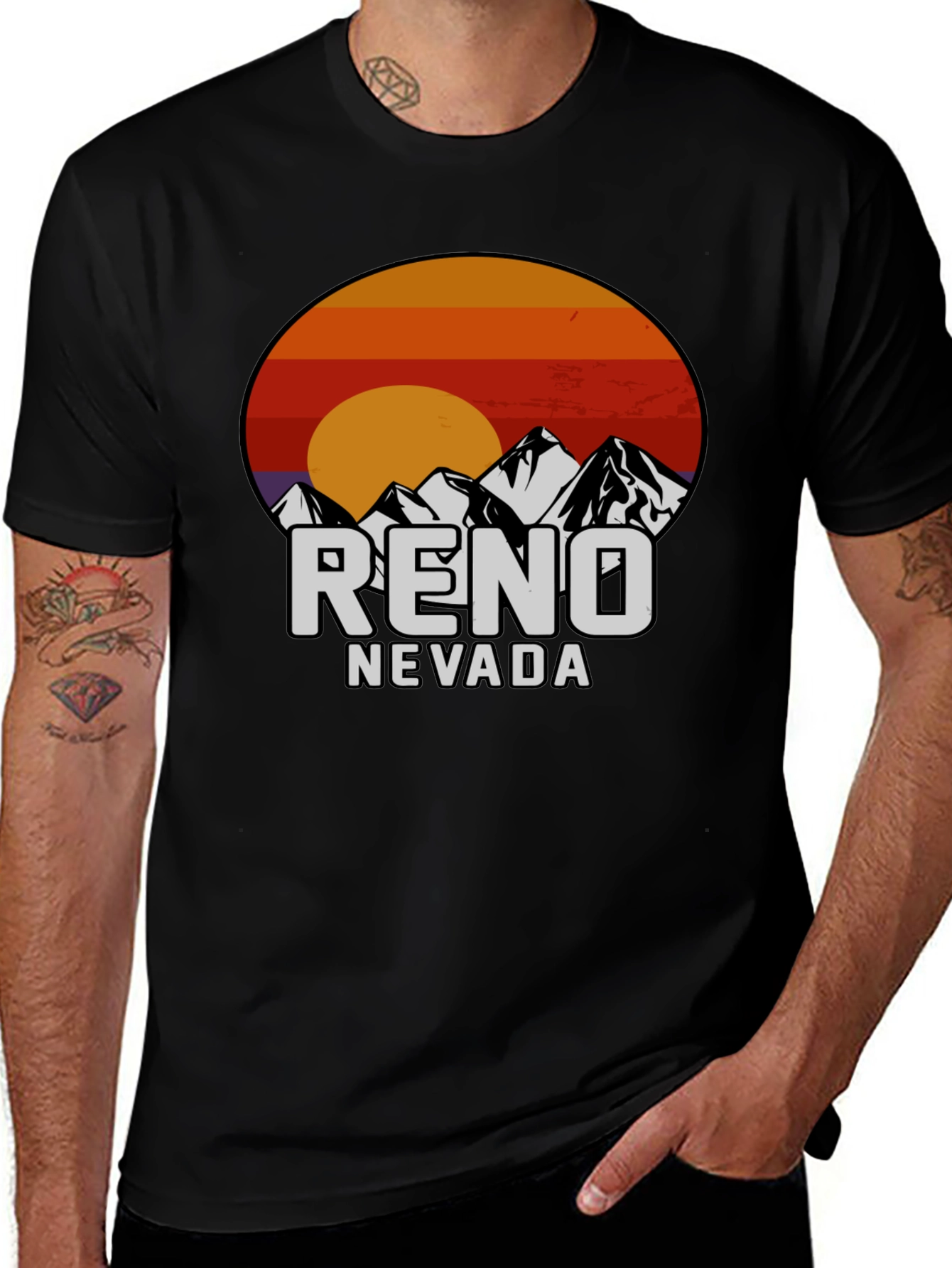 Variant 19 of Reno Nevada Graphic T-Shirt