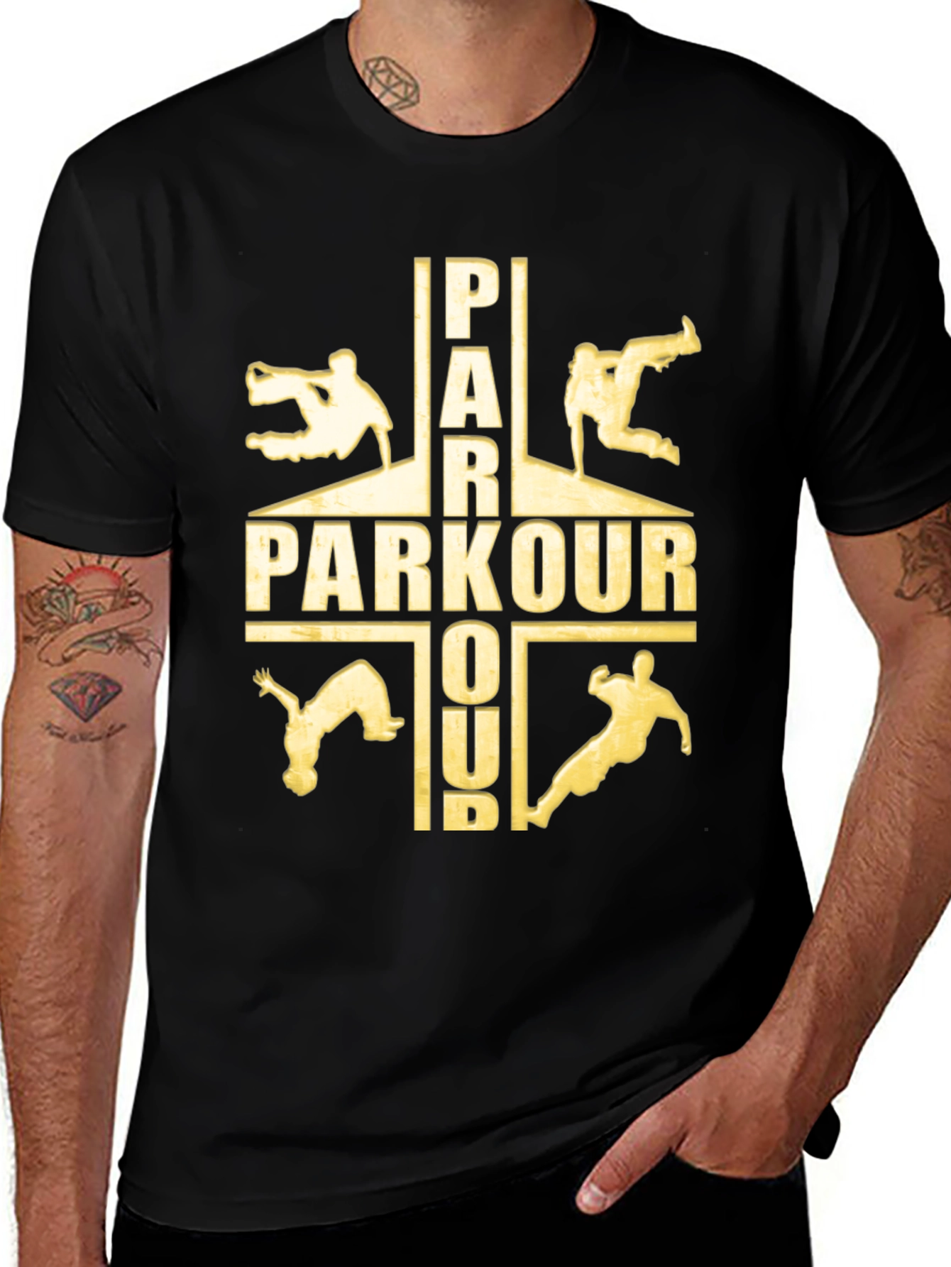 Parkour T-Shirt - Urban Style Athletic Tee
