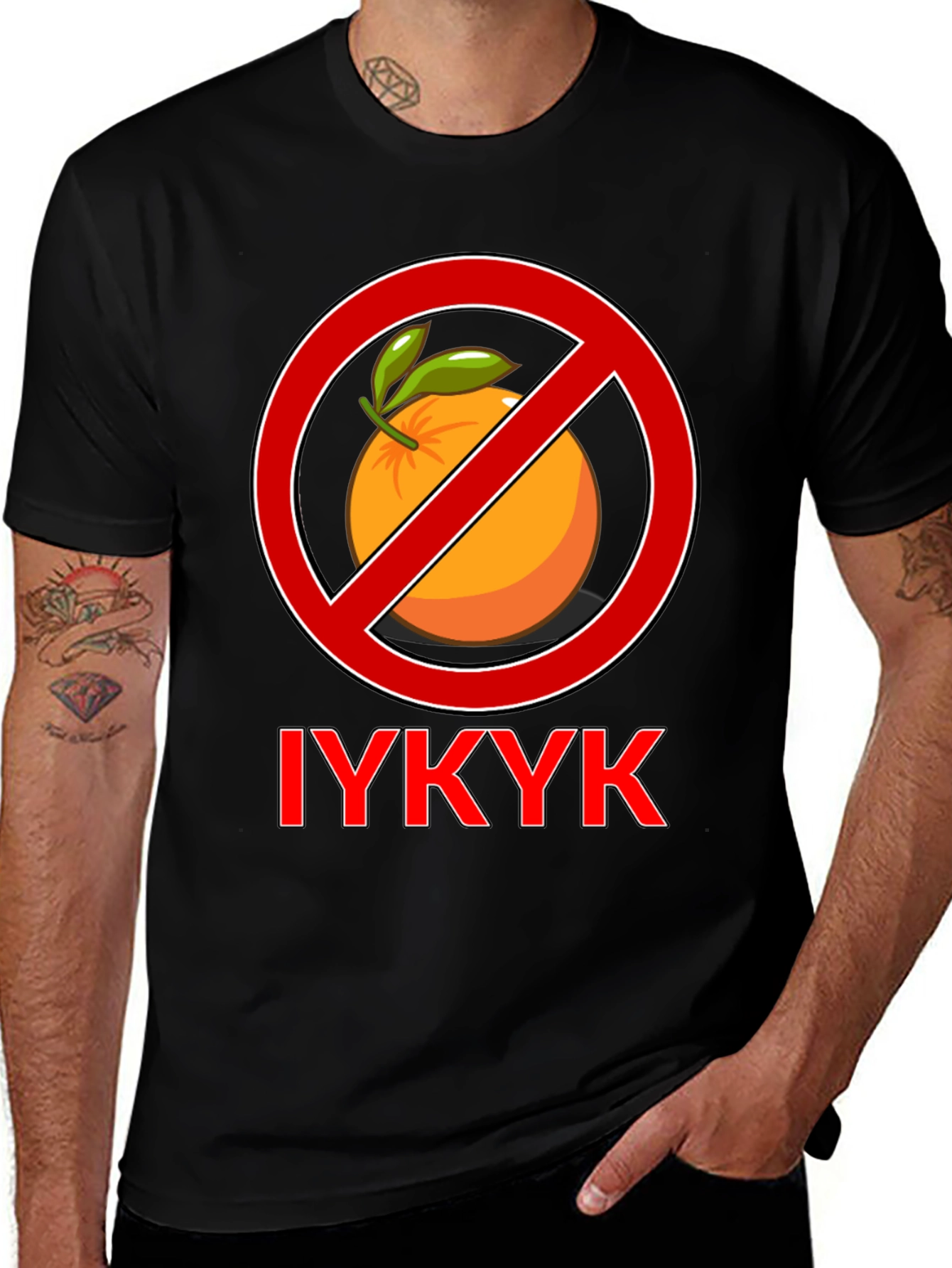 Variant 13 of IYKYK No Orange Graphic Tee