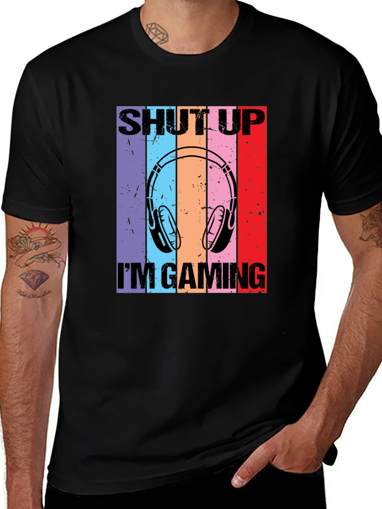 Variant 13 of Shut Up I'm Gaming Graphic T-Shirt