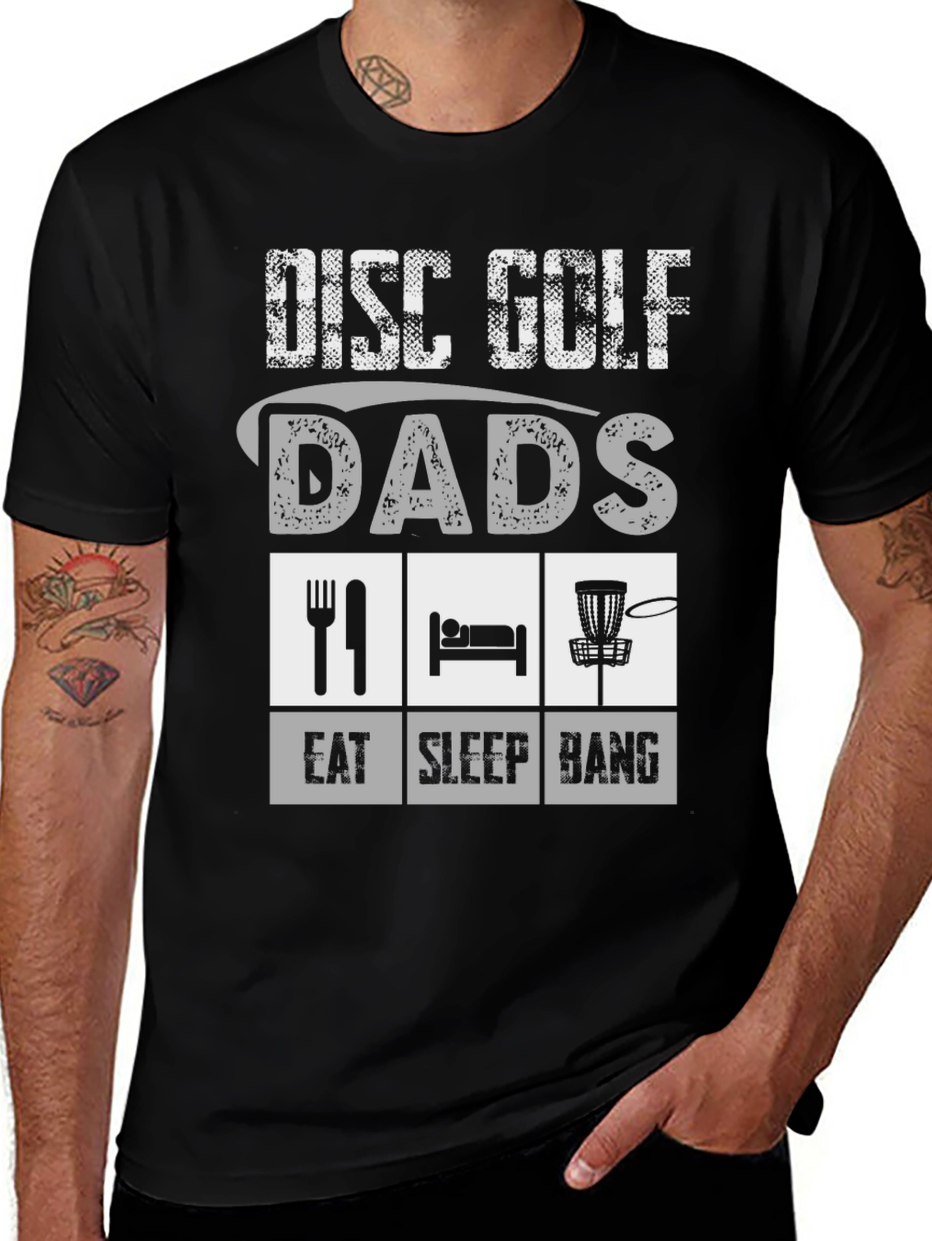 Variant 7 of Disc Golf Dads T-Shirt