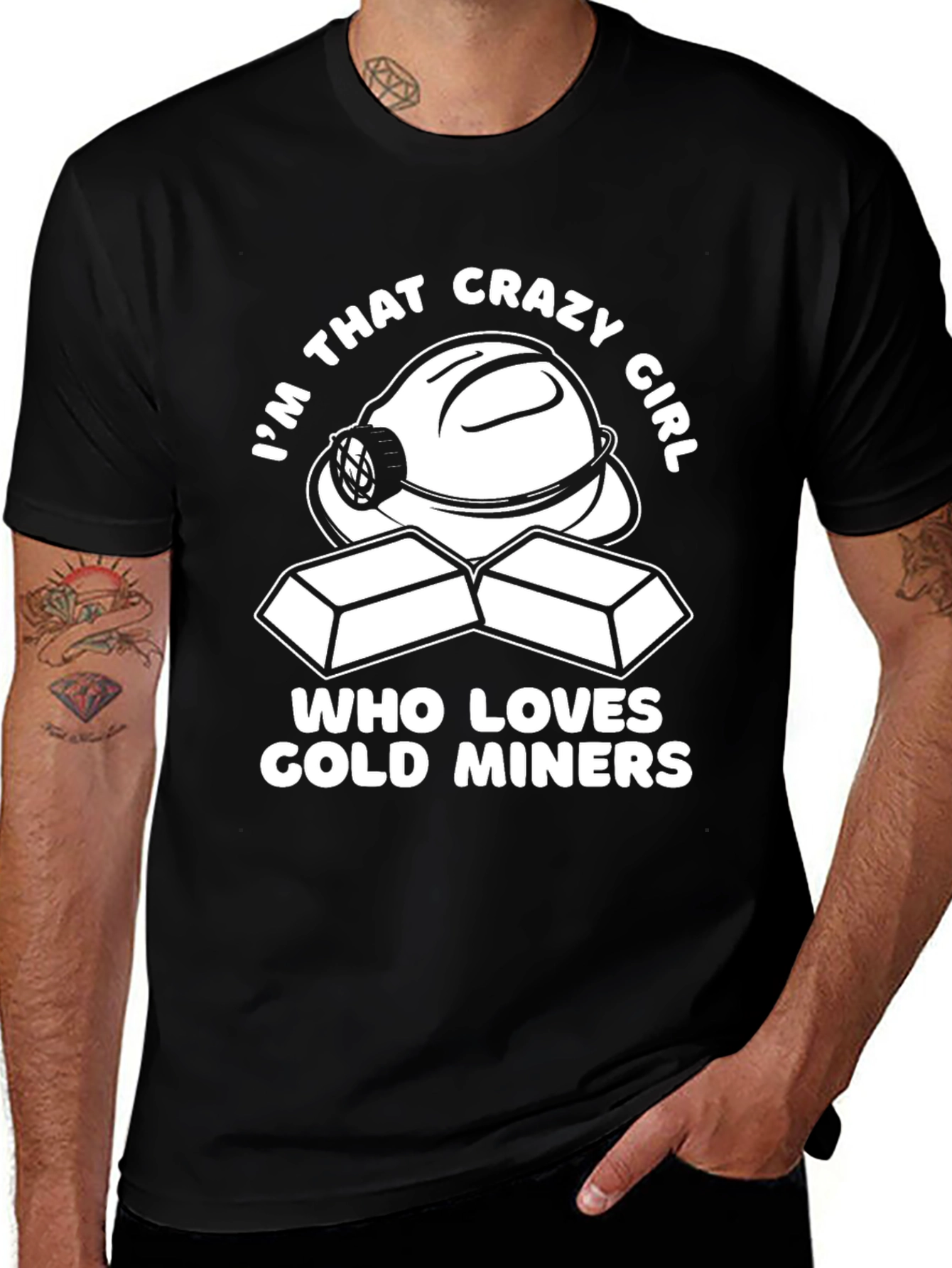 Crazy Gold Miner Girl T-Shirt