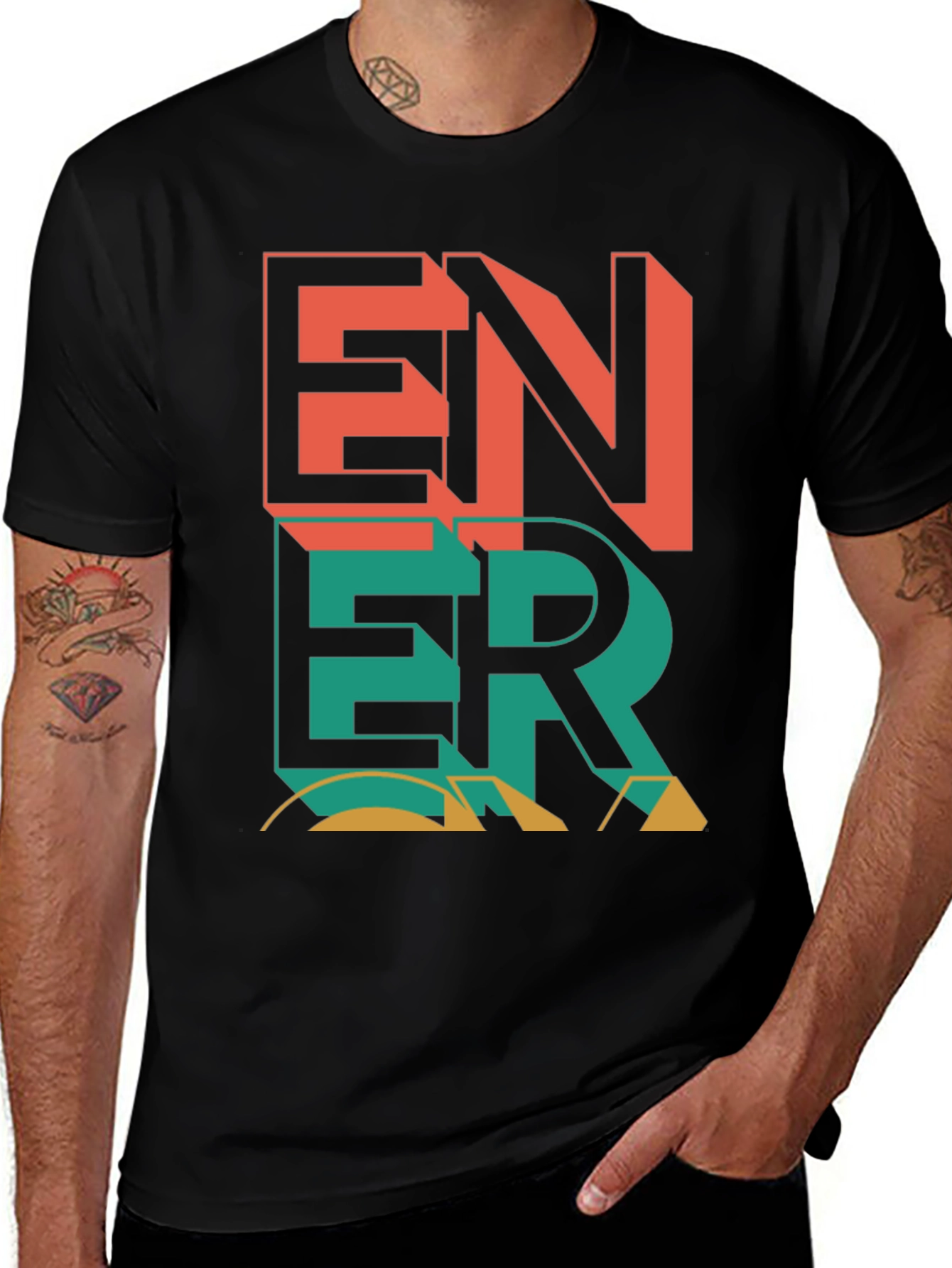 Retro Energy Block T-Shirt