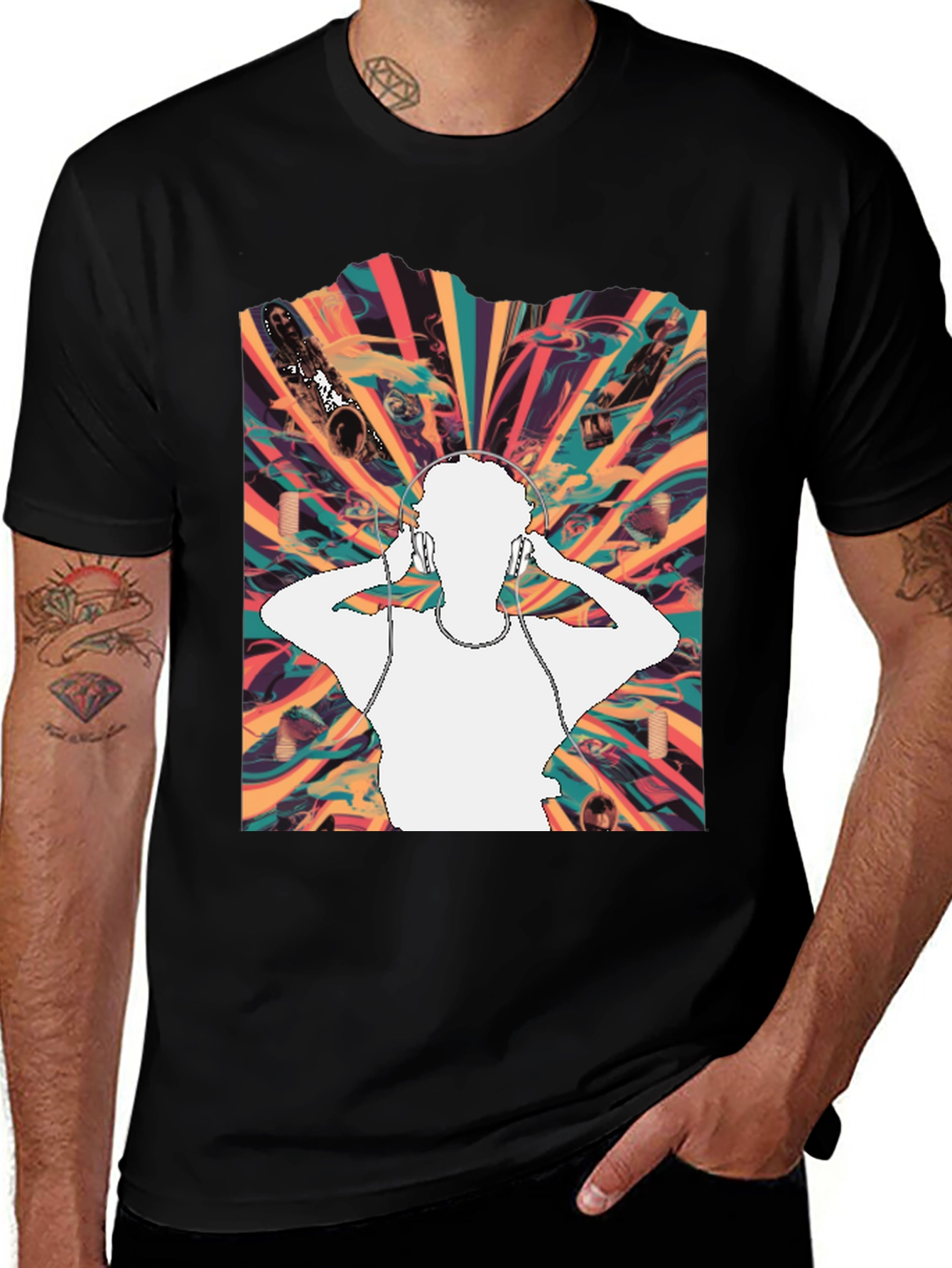 Variant 29 of Retro Music Vibe Graphic T-Shirt