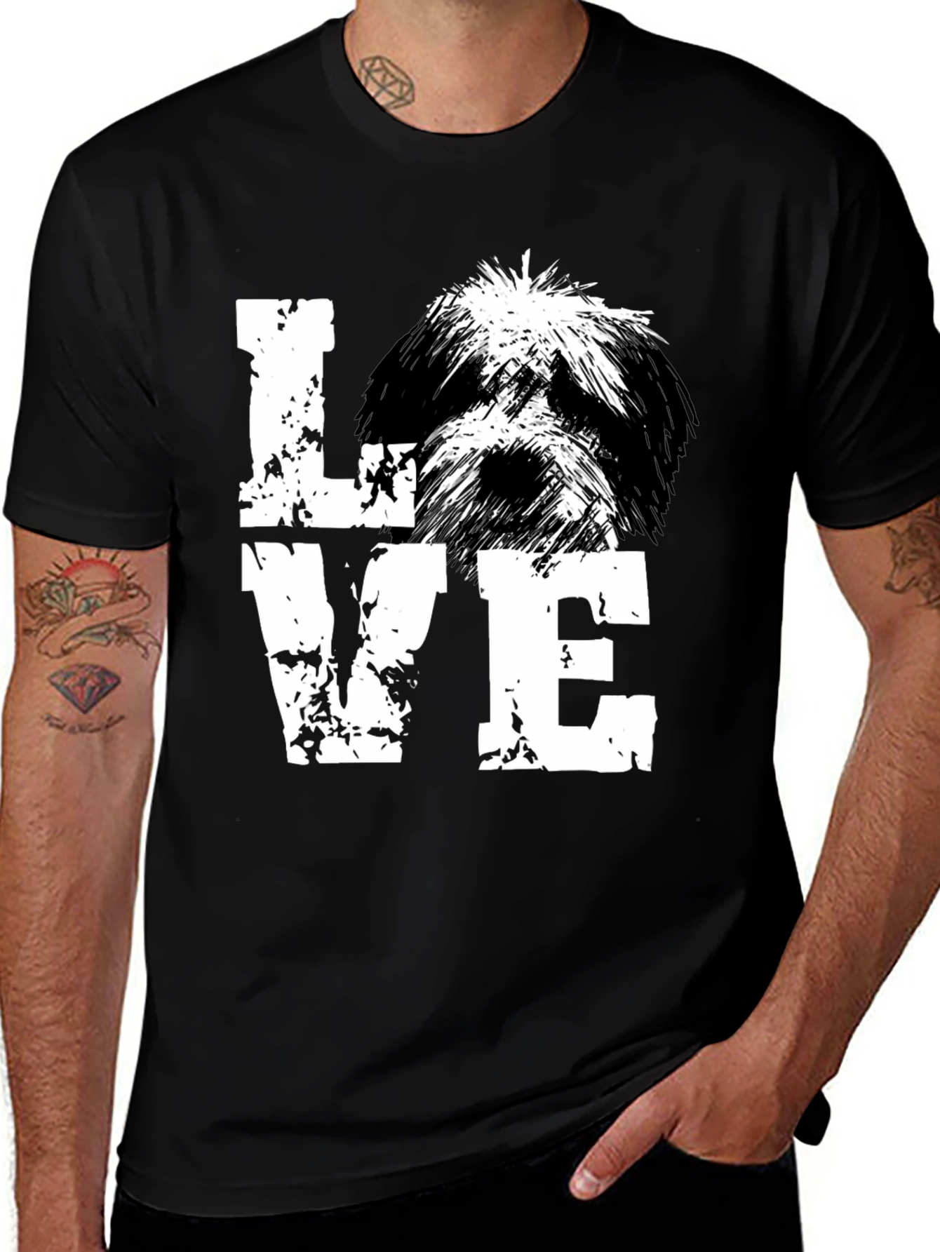 Variant 28 of Love Shih Tzu Dog Graphic T-Shirt
