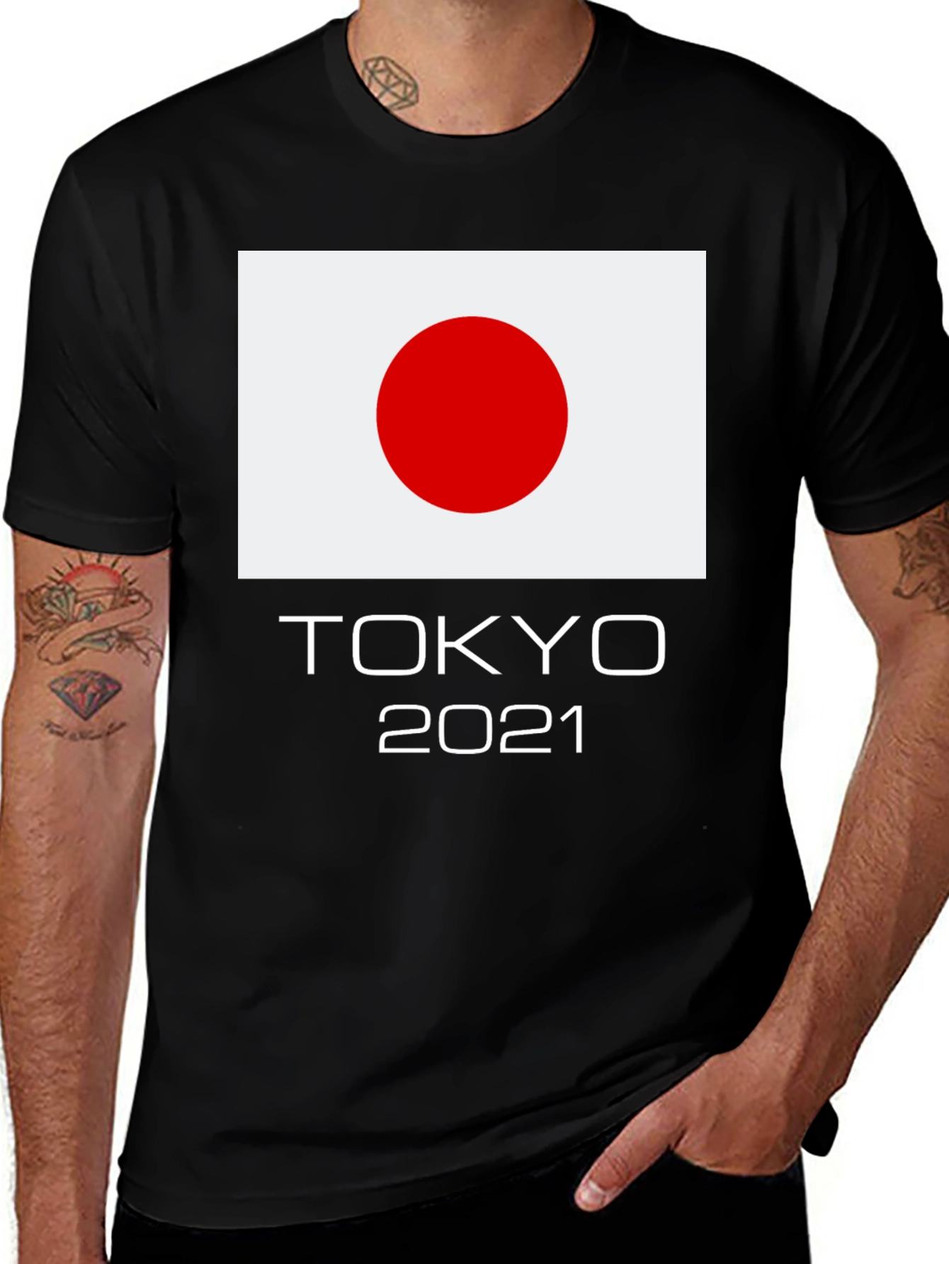 Tokyo 2021 Olympics Black T-Shirt