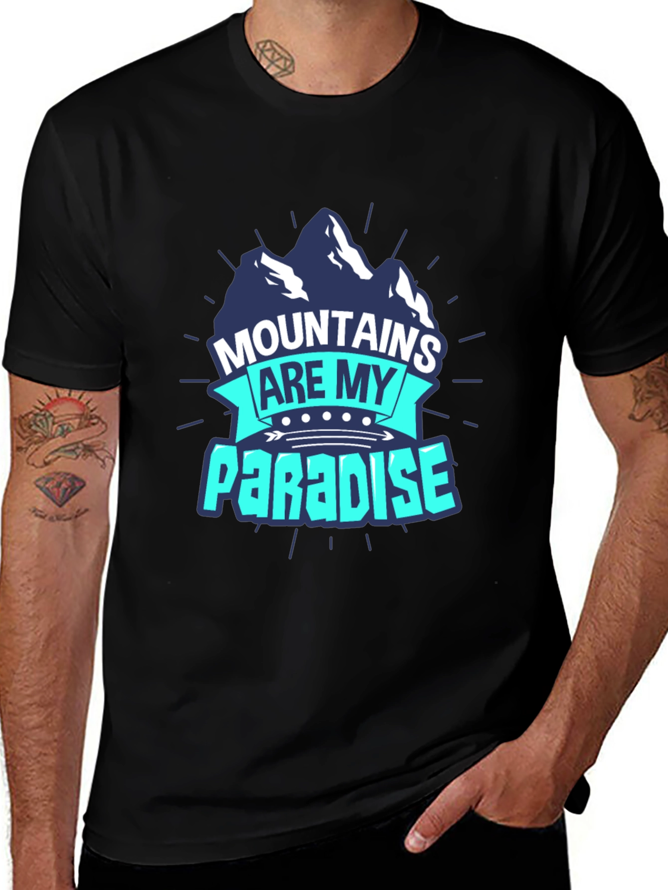 Variant 20 of Mountains Are My Paradise Graphic Tee