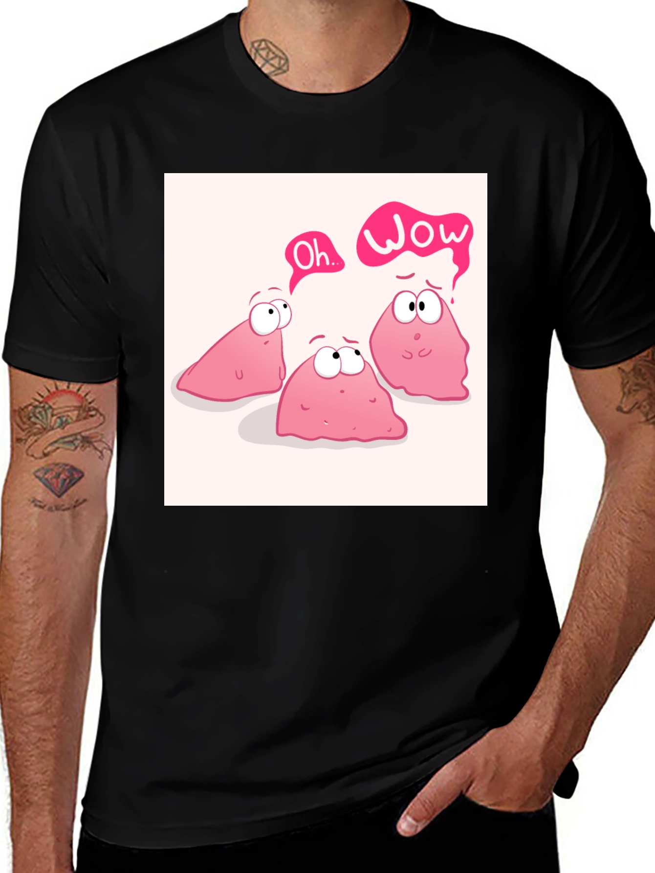 Variant 7 of Funny Cartoon Blob Graphic Tee