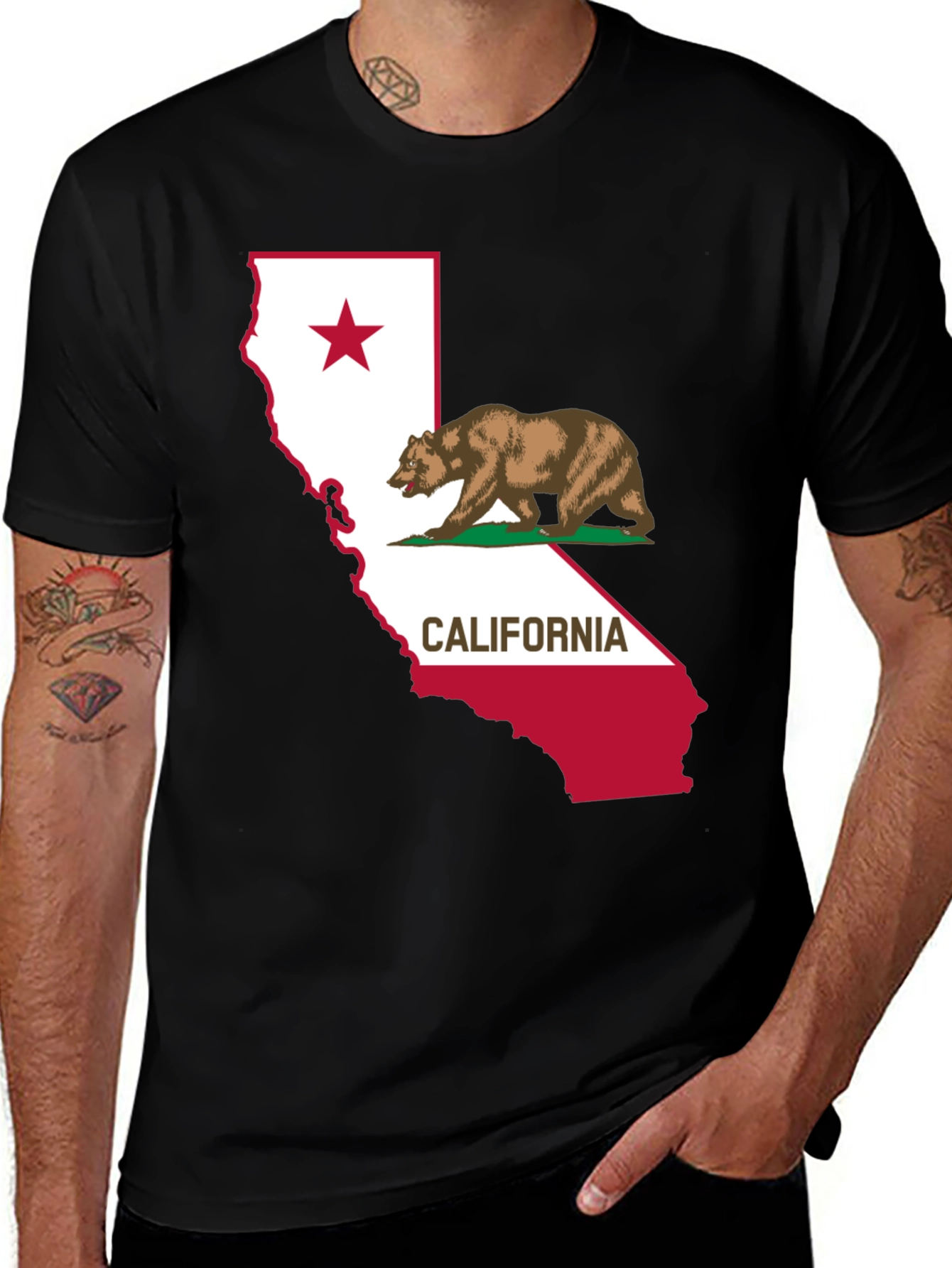California Republic Bear T-Shirt - State Pride Tee