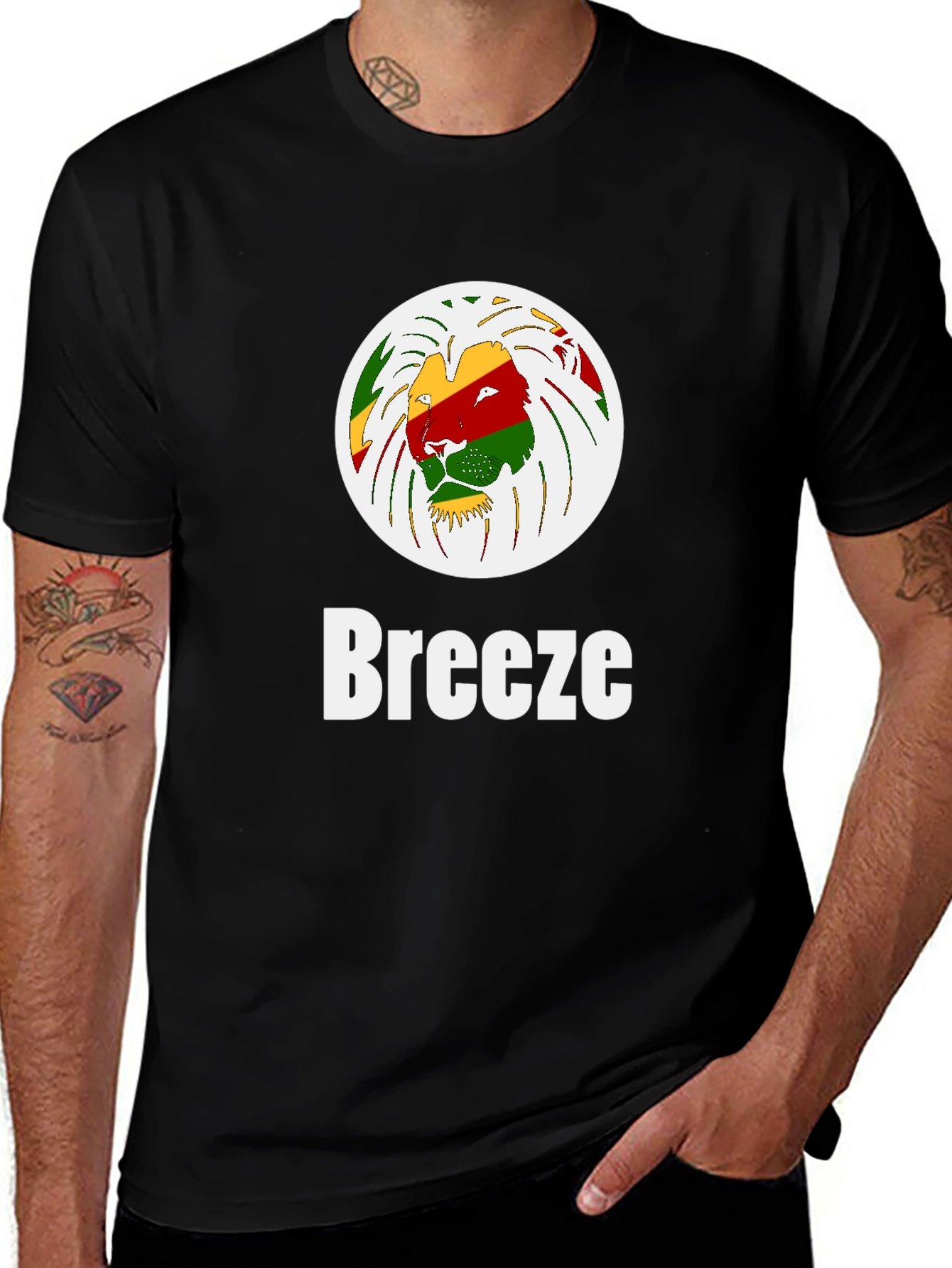 Rasta Lion Breeze T-Shirt - Reggae Style
