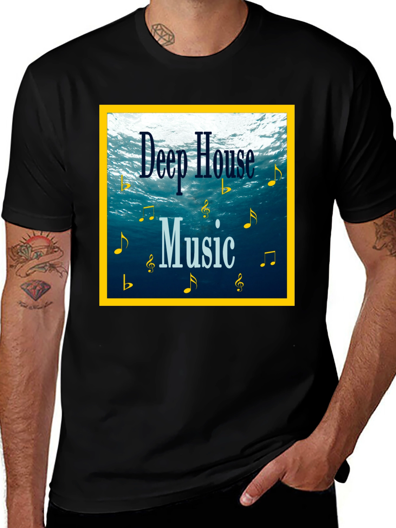 Deep House Music Graphic T-Shirt