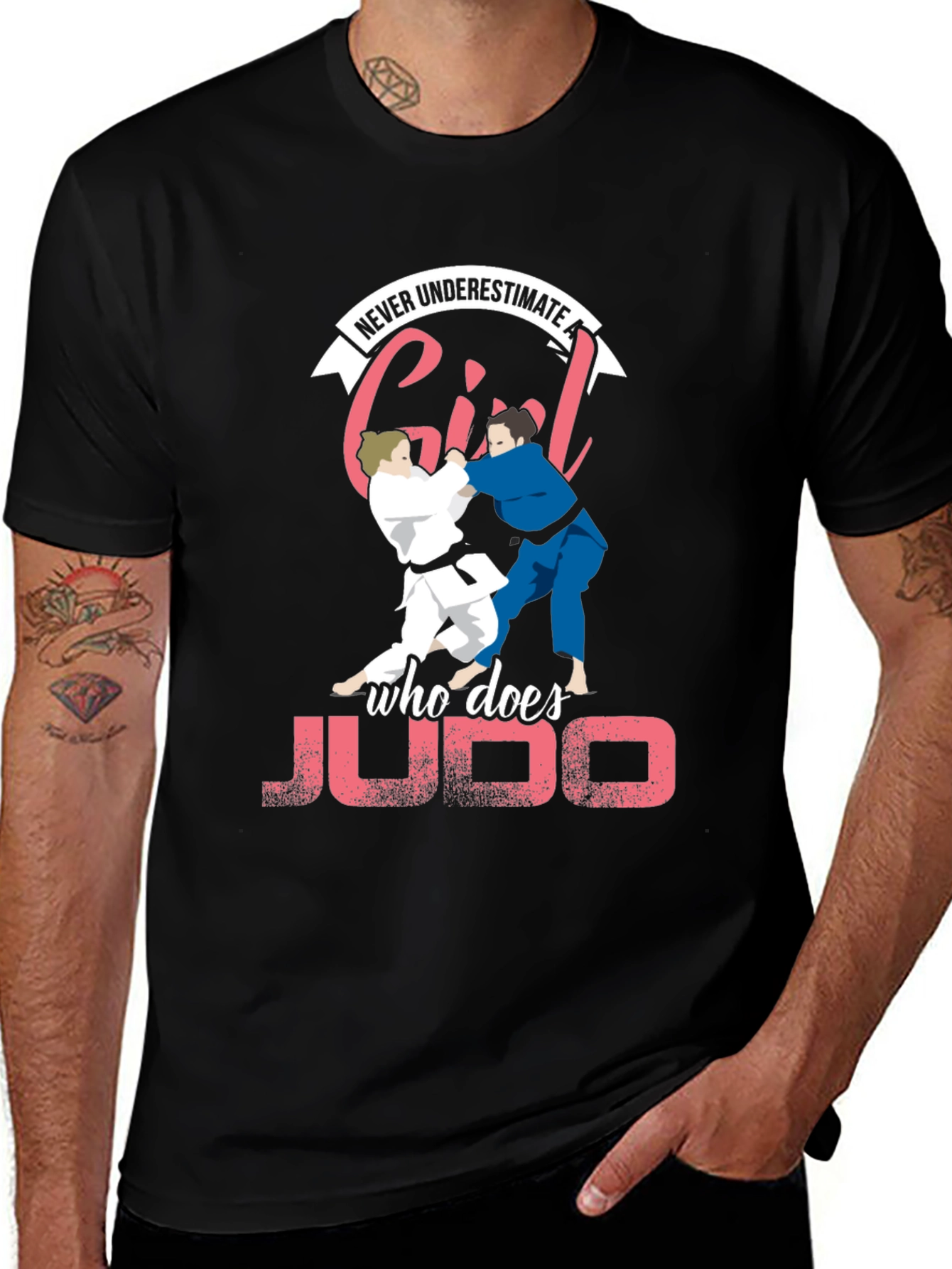 Variant 29 of Judo Girl T-Shirt - Martial Arts Graphic Tee