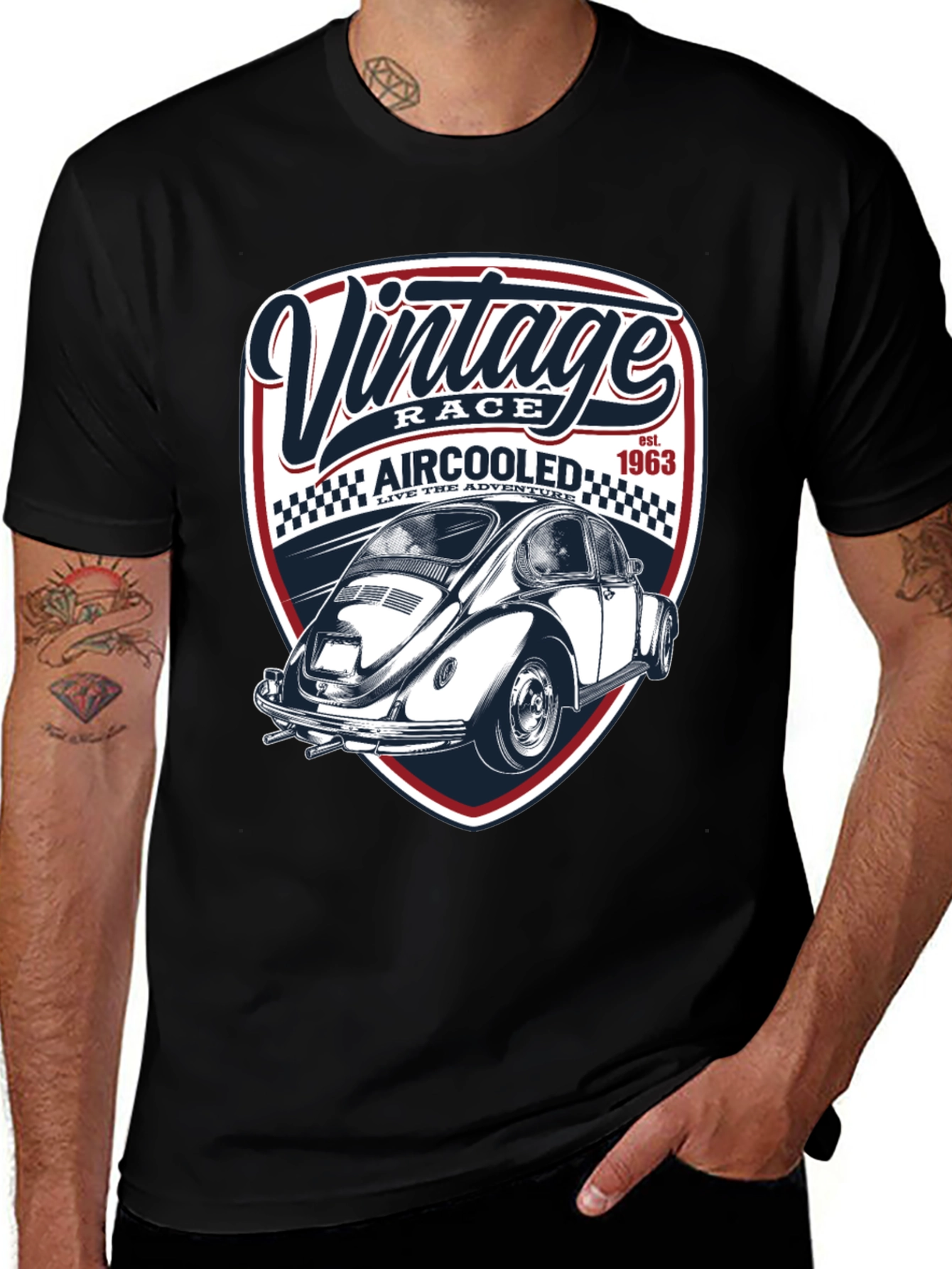 Variant 4 of Vintage Aircooled Race T-Shirt