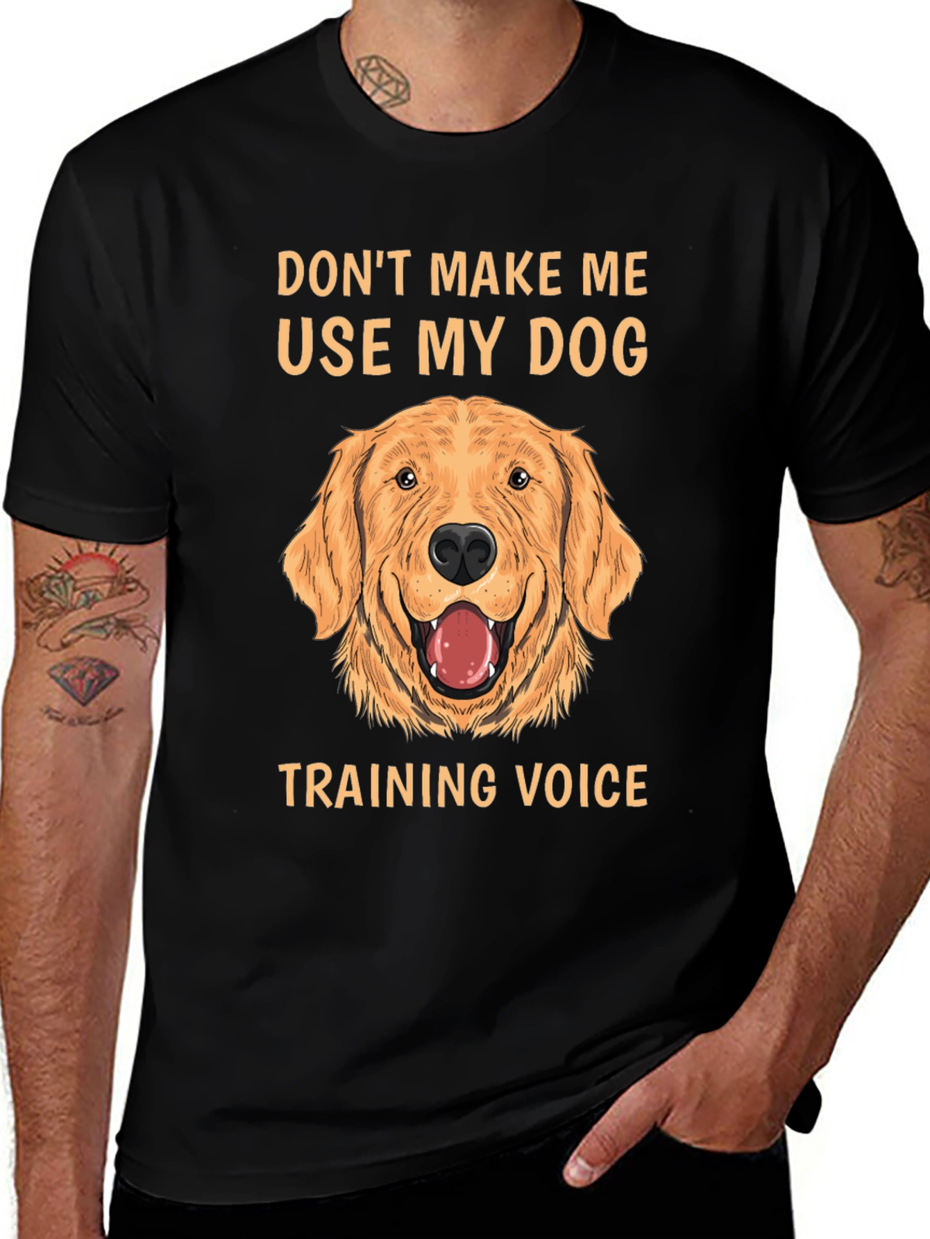 Dog Training Voice T-Shirt - Funny Dog Lover Tee