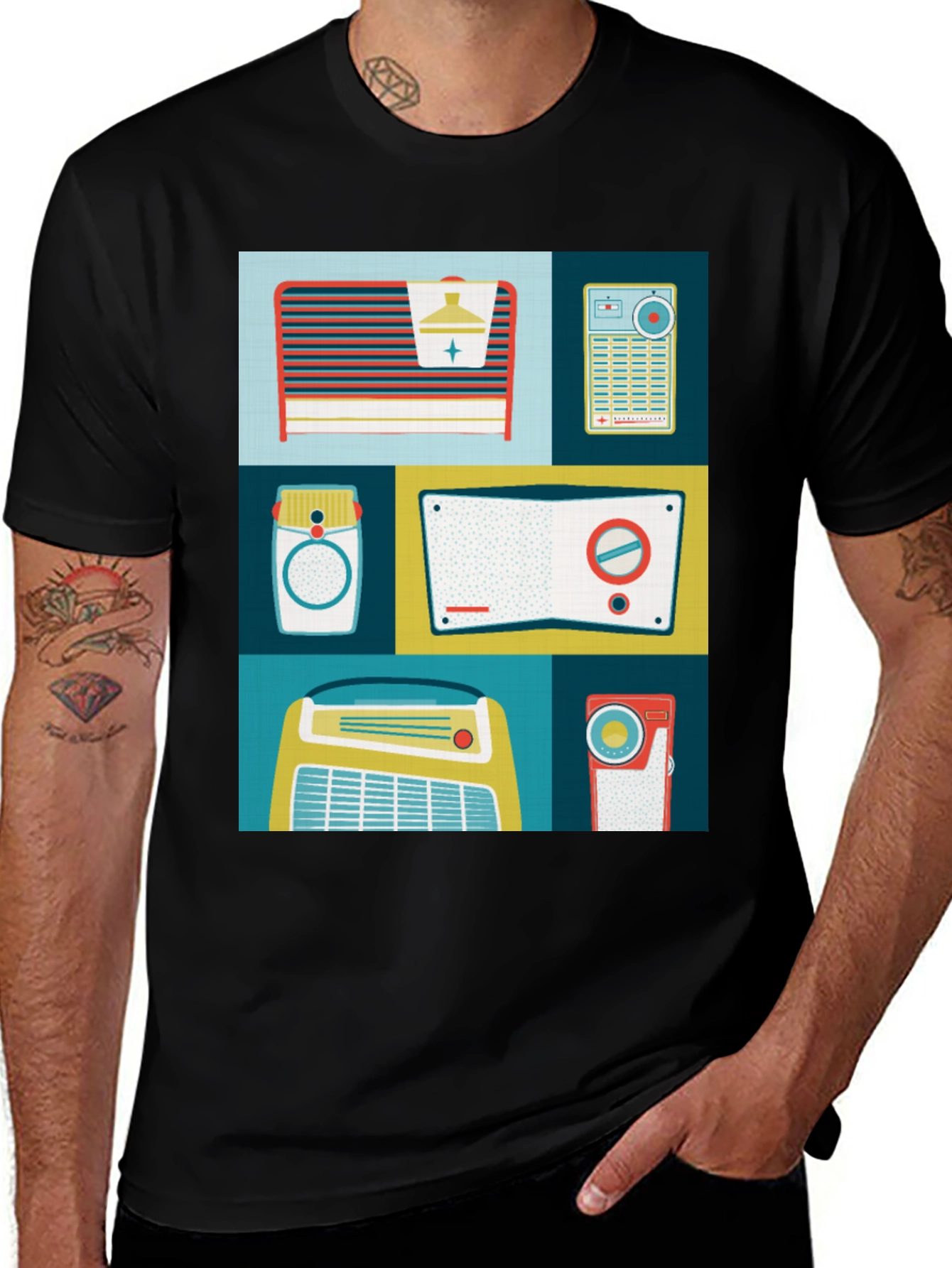 Variant 22 of Retro Gadget Graphic Tee