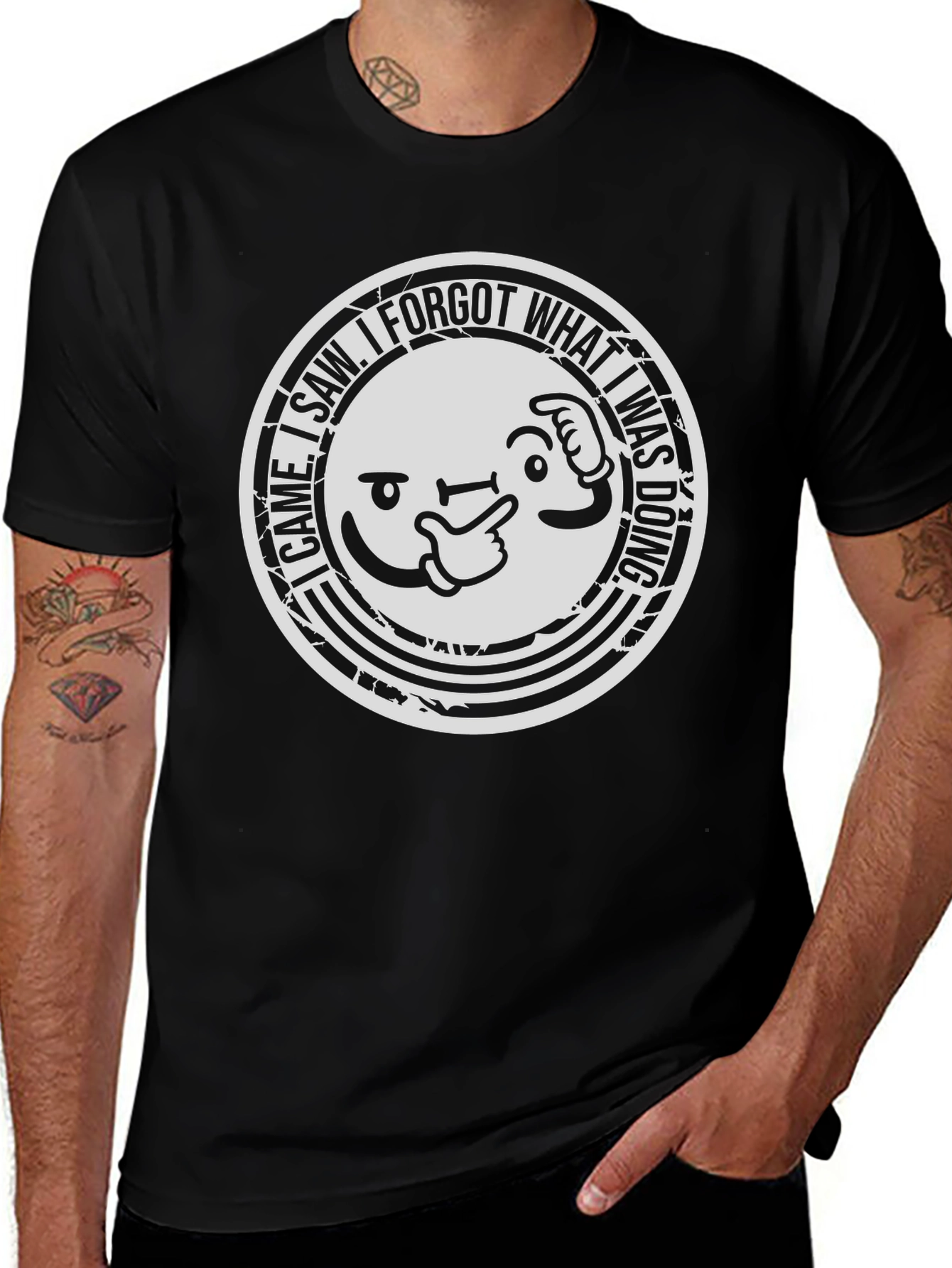 Variant 16 of Funny 'Forgot What I Was Doing' Graphic T-Shirt