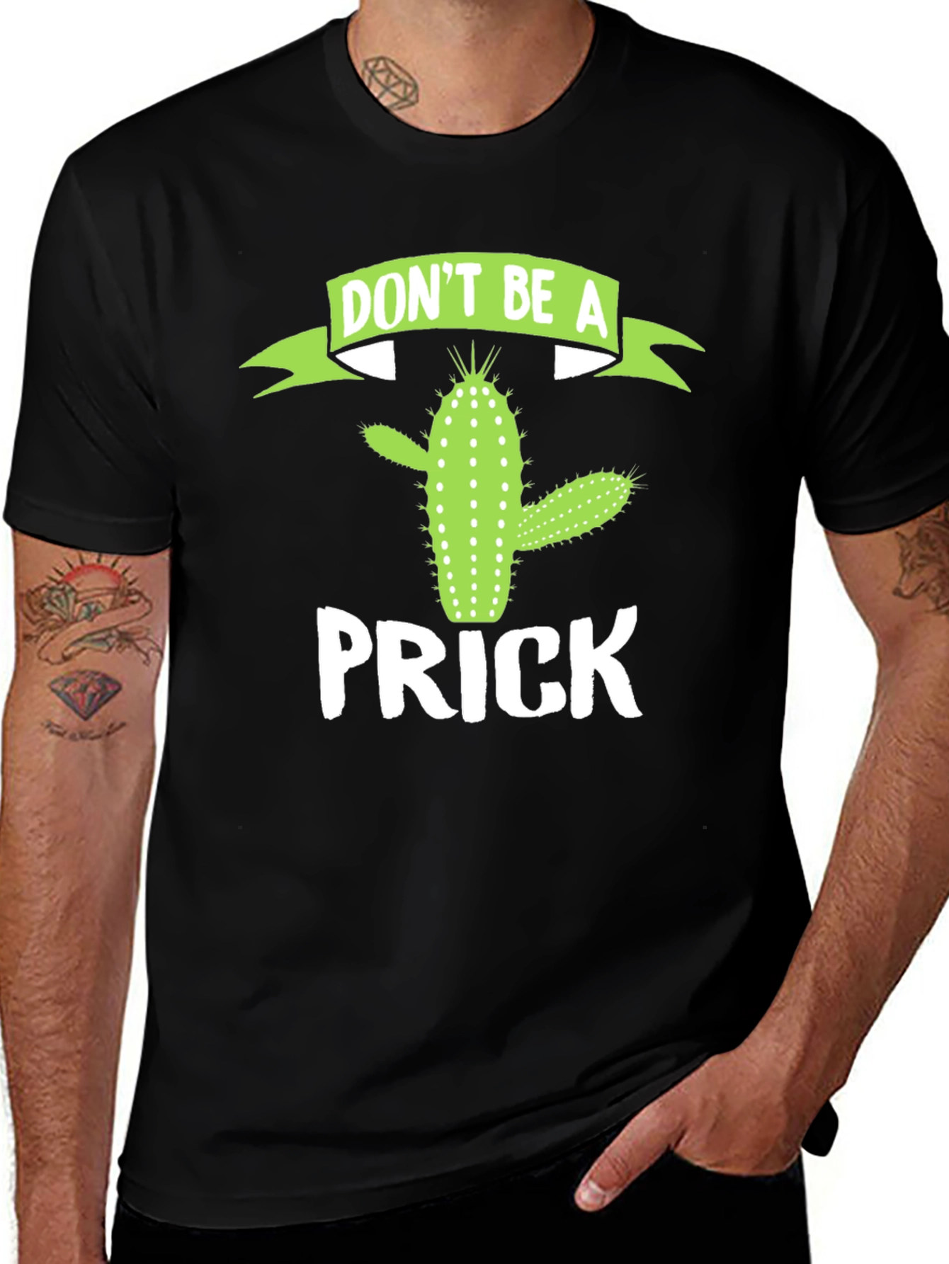 Variant 15 of Don't Be A Prick Cactus Graphic T-Shirt