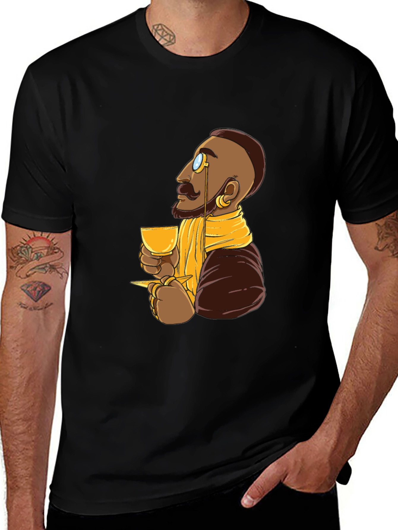 Variant 30 of Sophisticated Cartoon Man T-Shirt