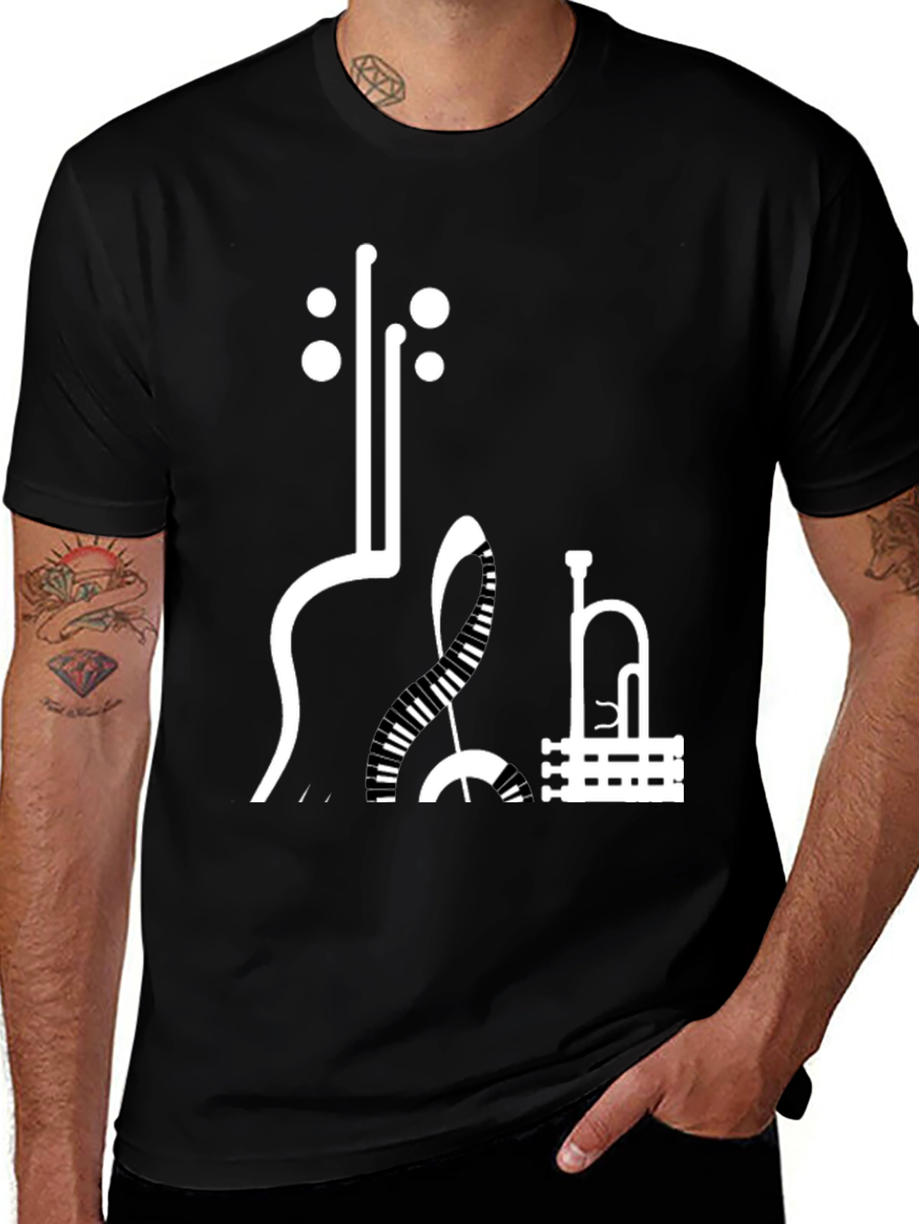 Variant 8 of Musical Instruments Graphic T-Shirt
