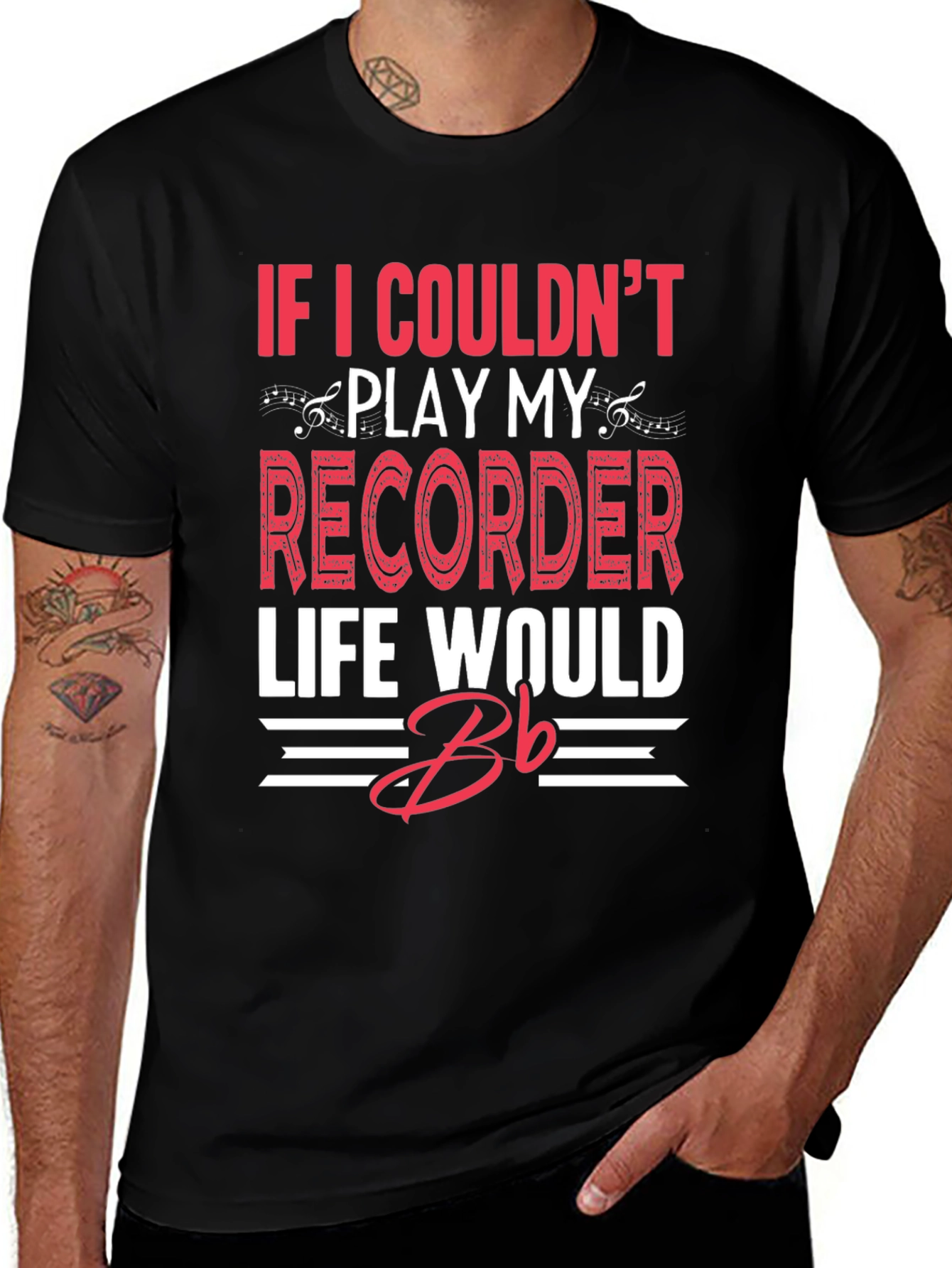 Variant 16 of Recorder Player T-Shirt - Funny Music Lover Tee