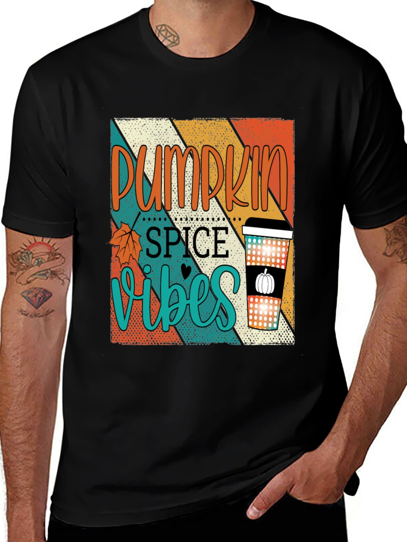 Variant 5 of Pumpkin Spice Vibes Graphic Tee