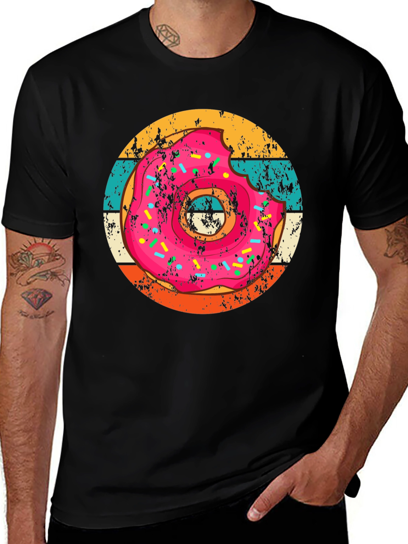 Variant 15 of Retro Donut T-Shirt - Sweet Treat Tee