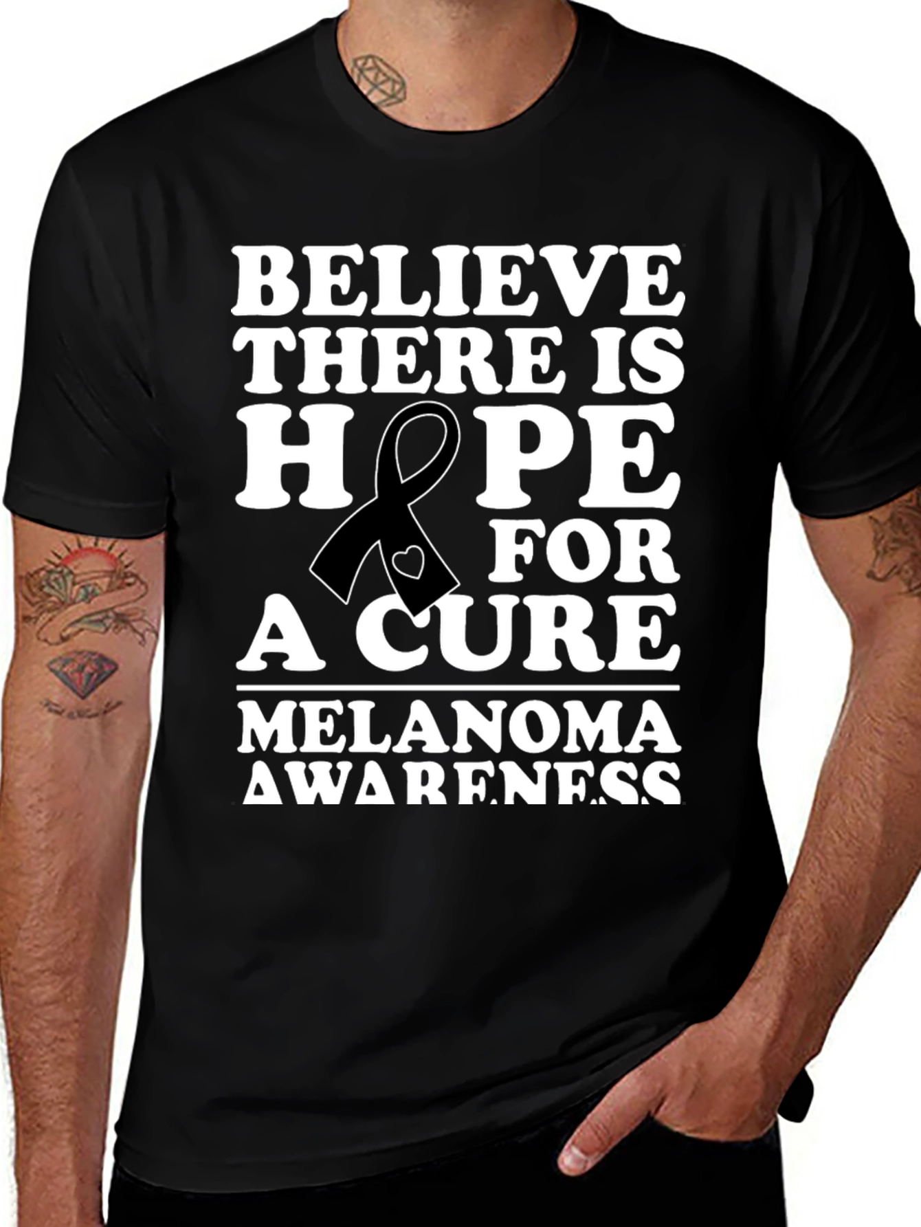 Variant 8 of Melanoma Awareness Hope T-Shirt