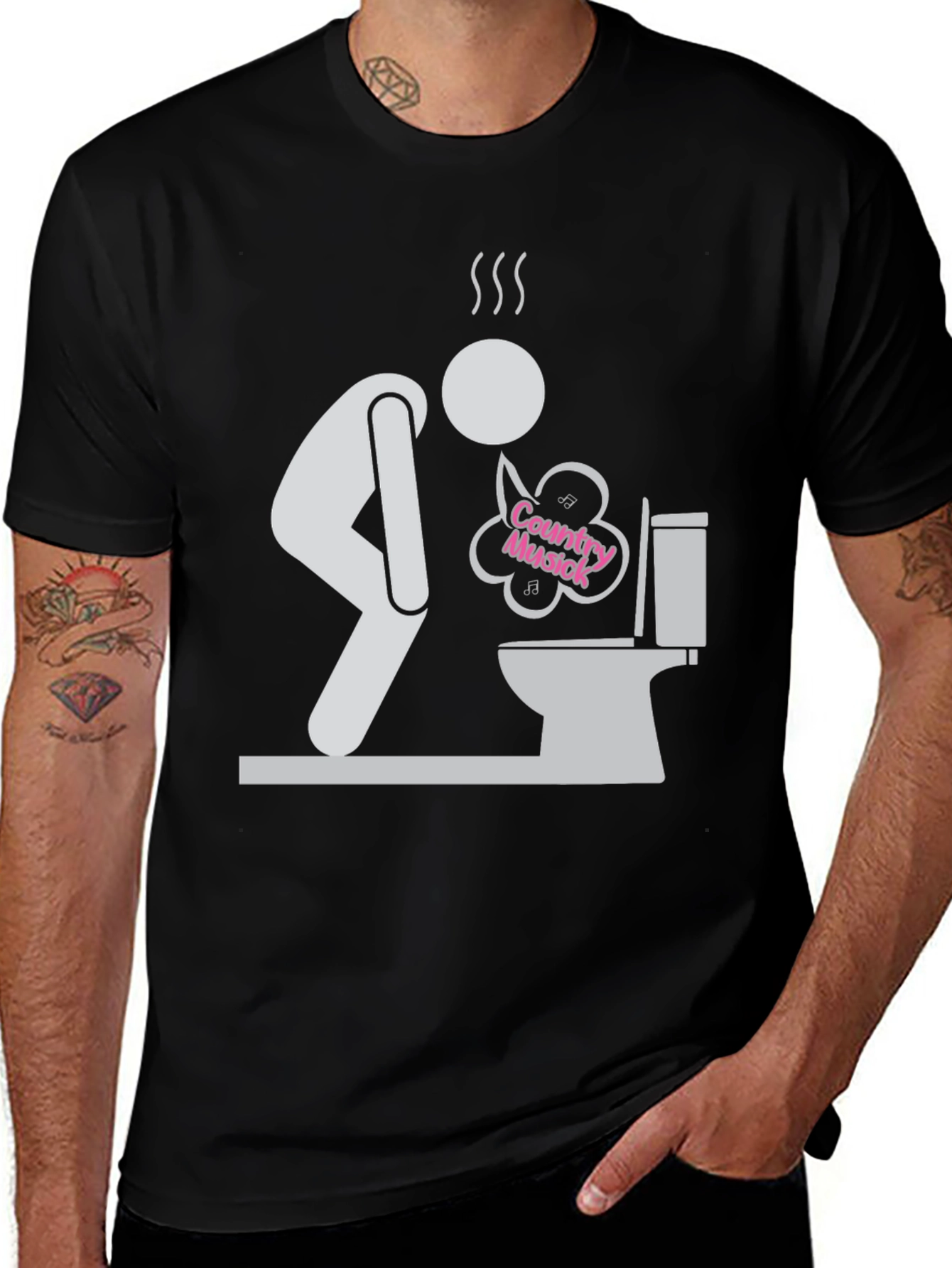 Variant 10 of Country Music Humor T-Shirt