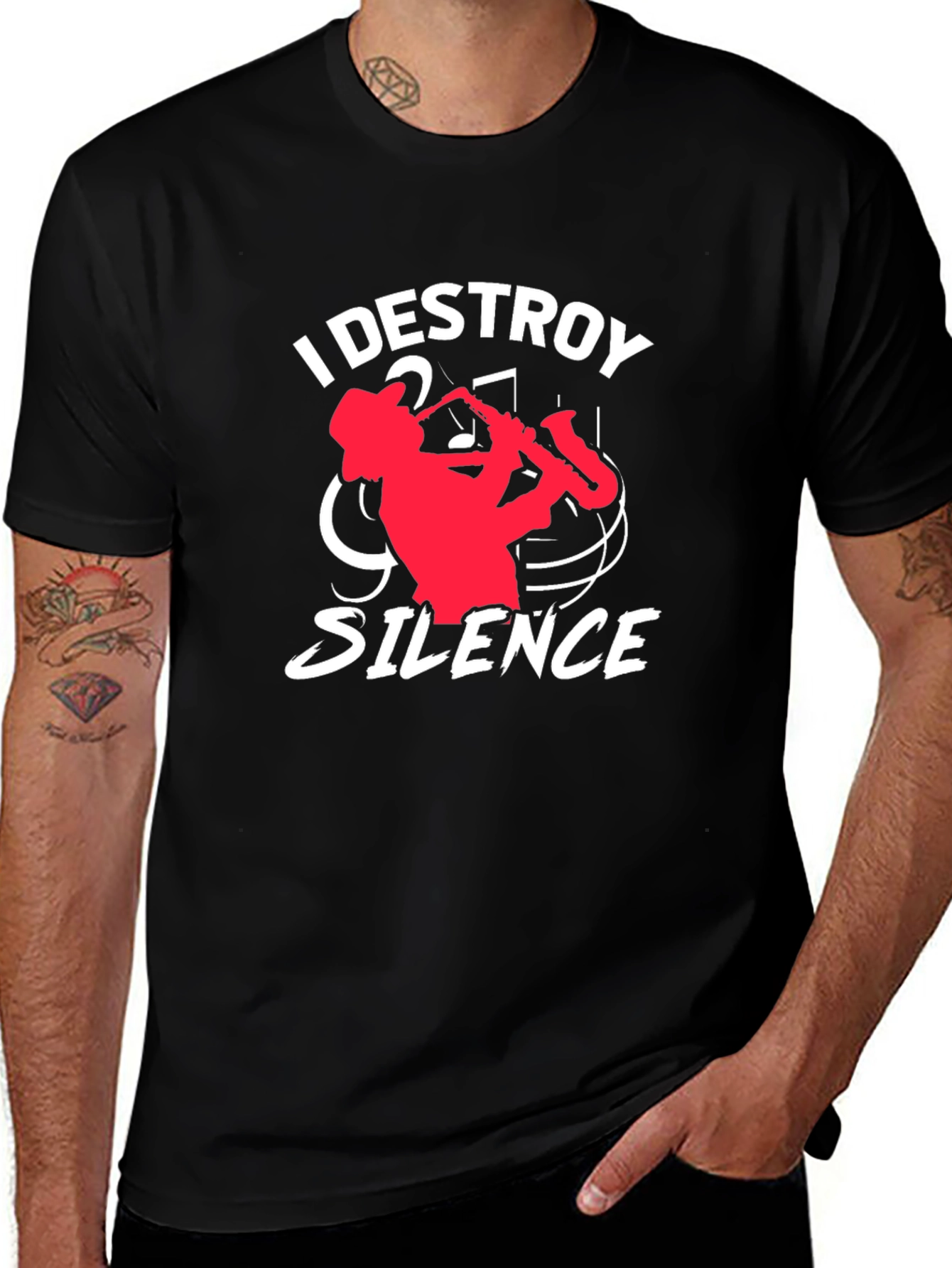 Variant 4 of I Destroy Silence T-Shirt
