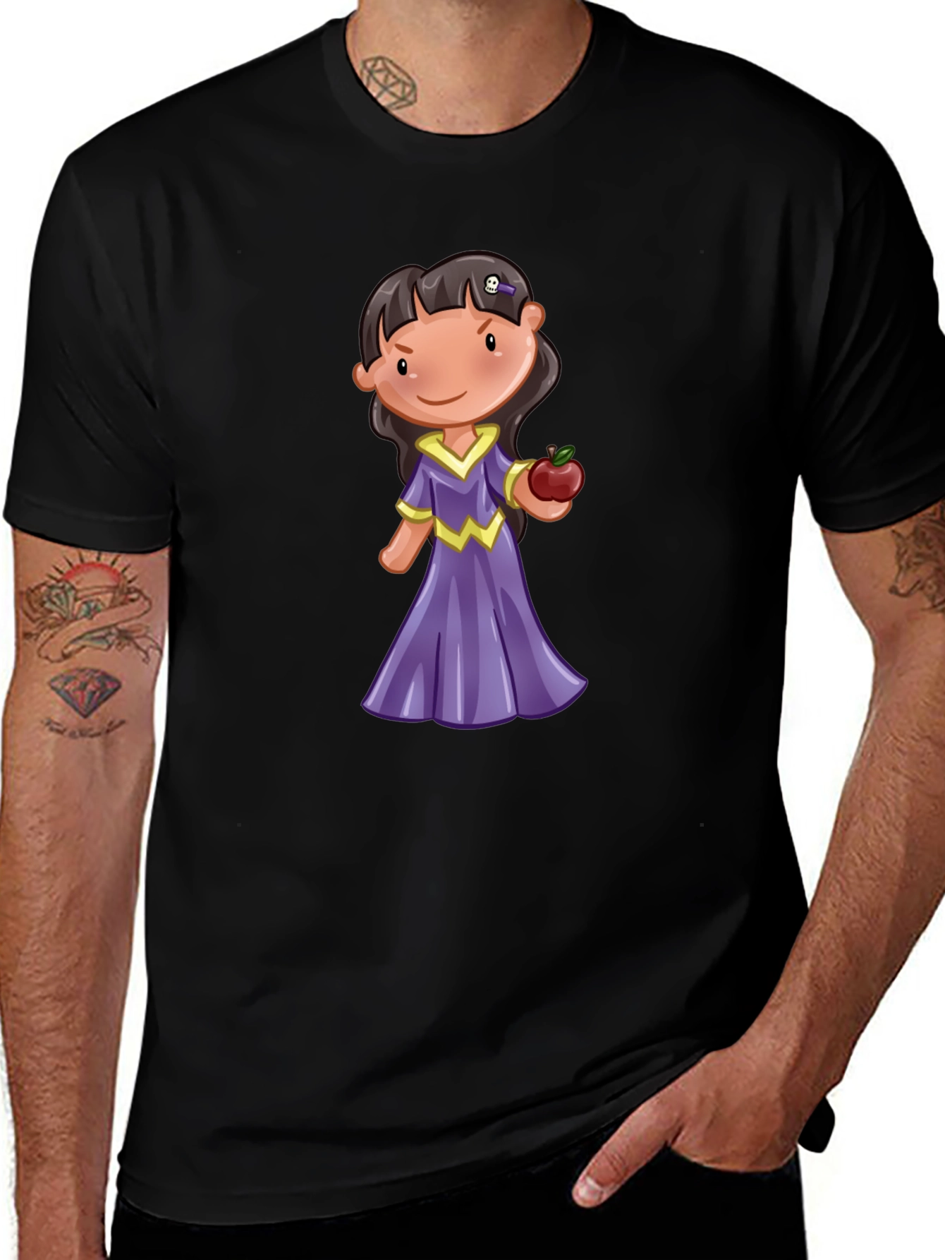 Variant 3 of Snow White Cartoon Graphic T-Shirt