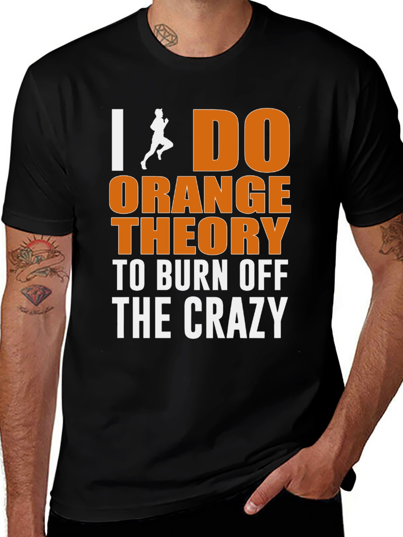 Variant 25 of Funny Orange Theory Workout T-Shirt