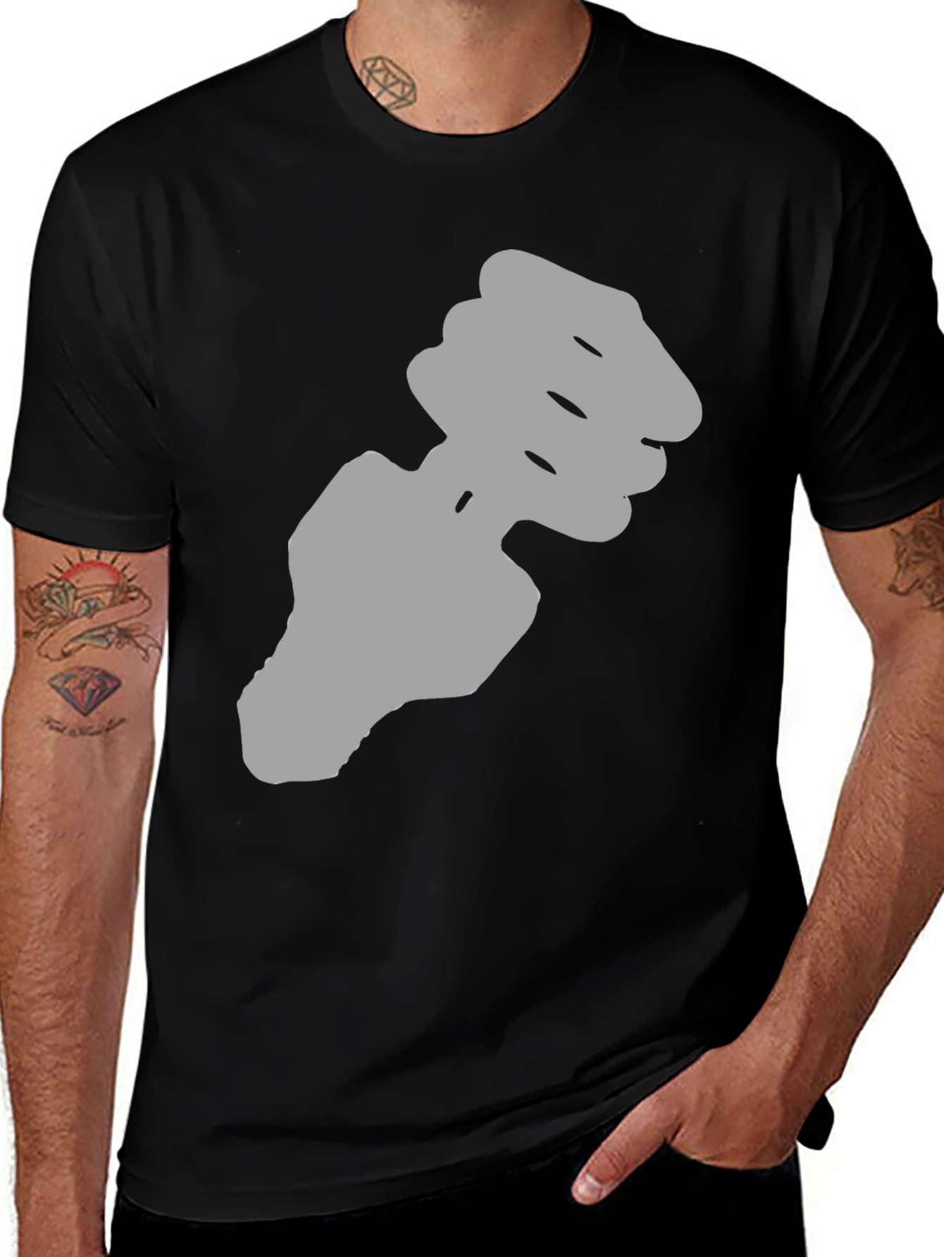 Variant 25 of Men's Graphic T-Shirt - Abstract Design, Casual Wear