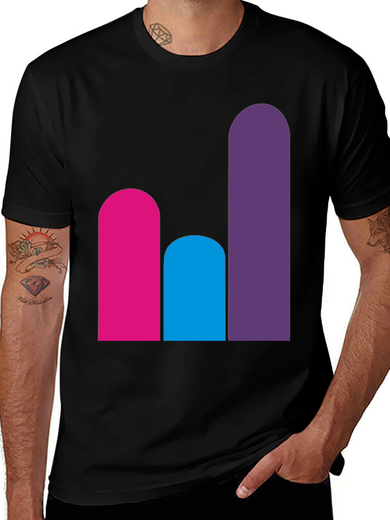 Variant 26 of Modern Abstract Graphic Tee - Stylish Design