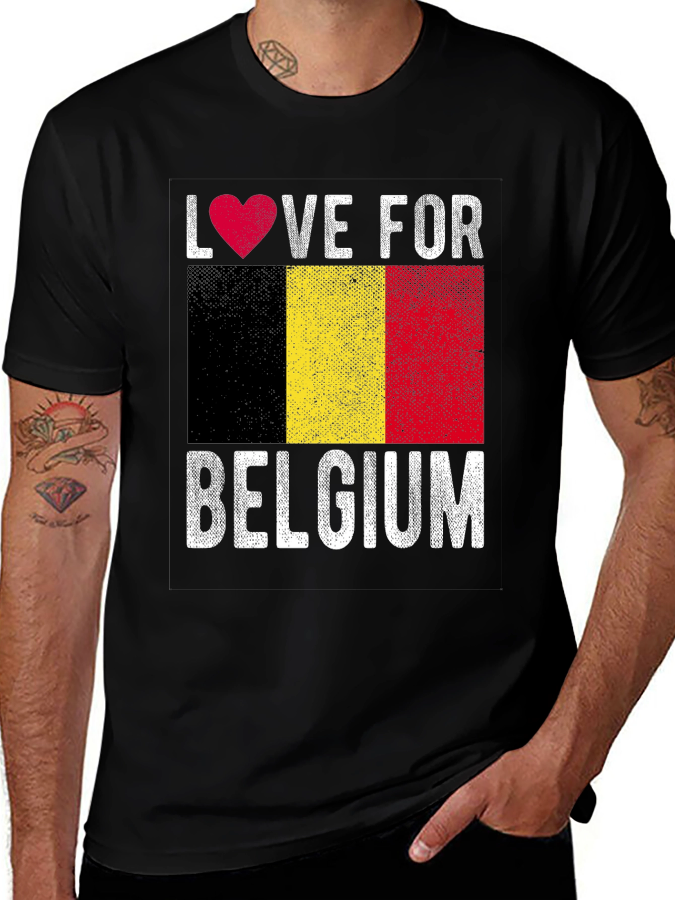 Variant 19 of Love for Belgium T-Shirt