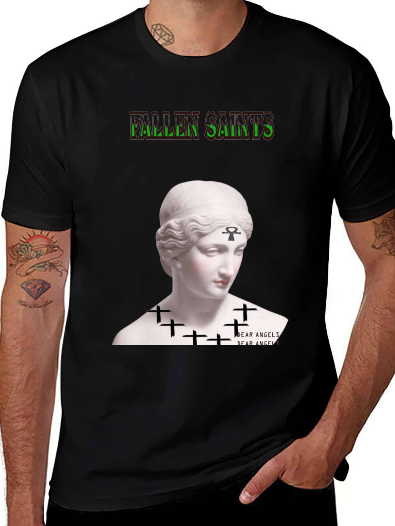 Variant 26 of Fallen Saints Graphic T-Shirt - Trendy Streetwear