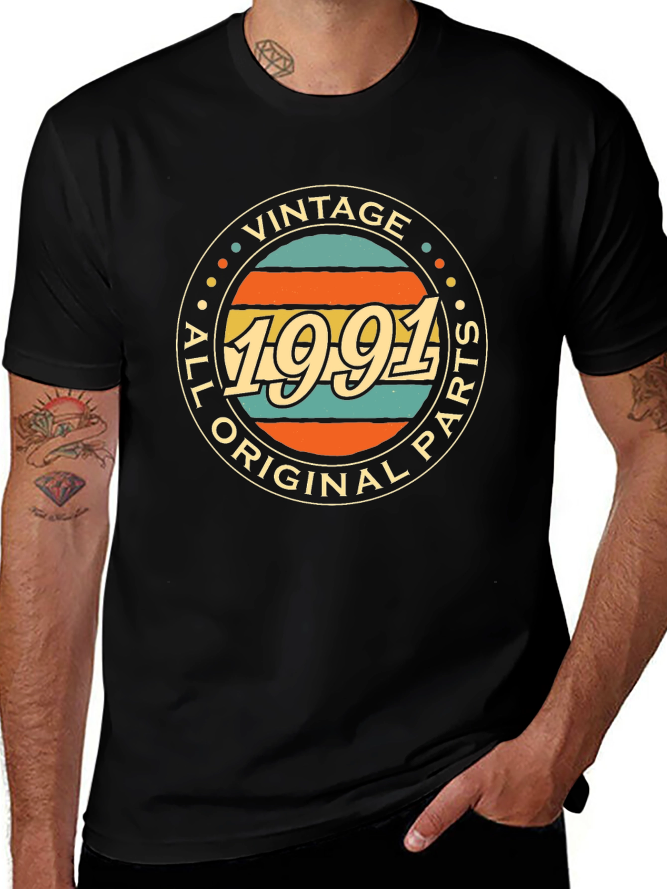 Vintage 1991 T-Shirt - All Original Parts