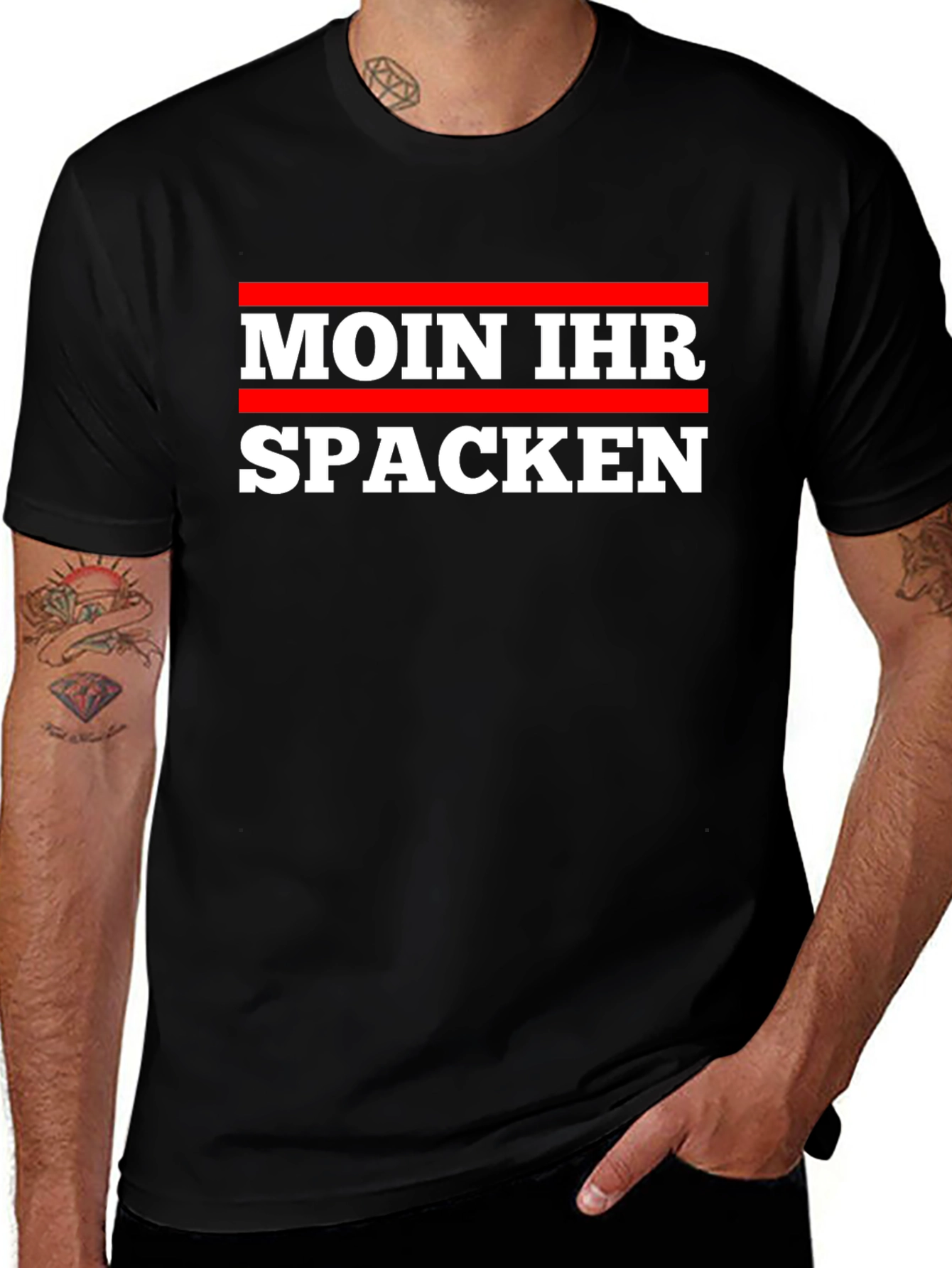 Variant 14 of Moin Ihr Spacken Graphic Tee
